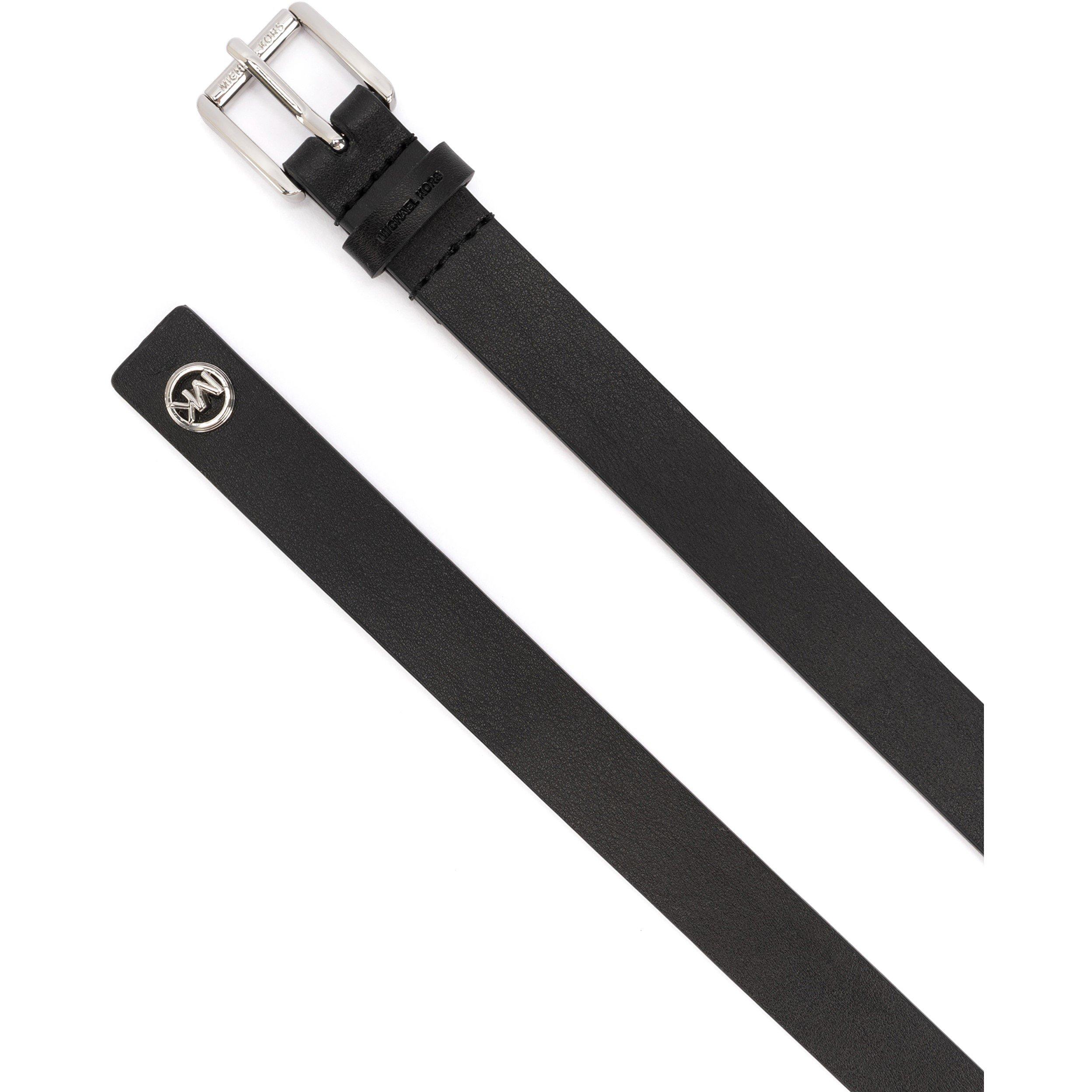 Black - Michael Kors - Adults Leather Belt - 3