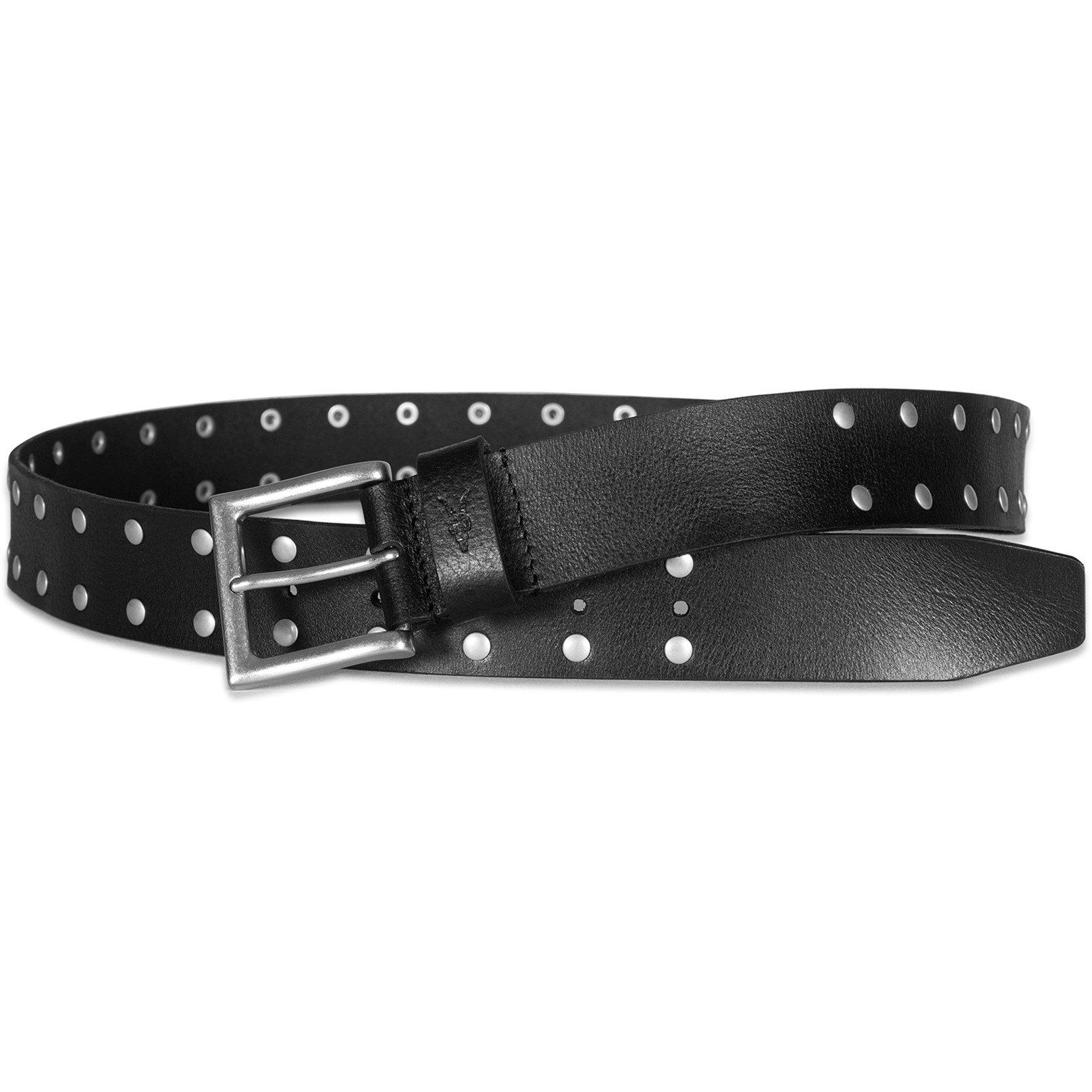 Black - AllSaints - Adults Leather Belt - 2