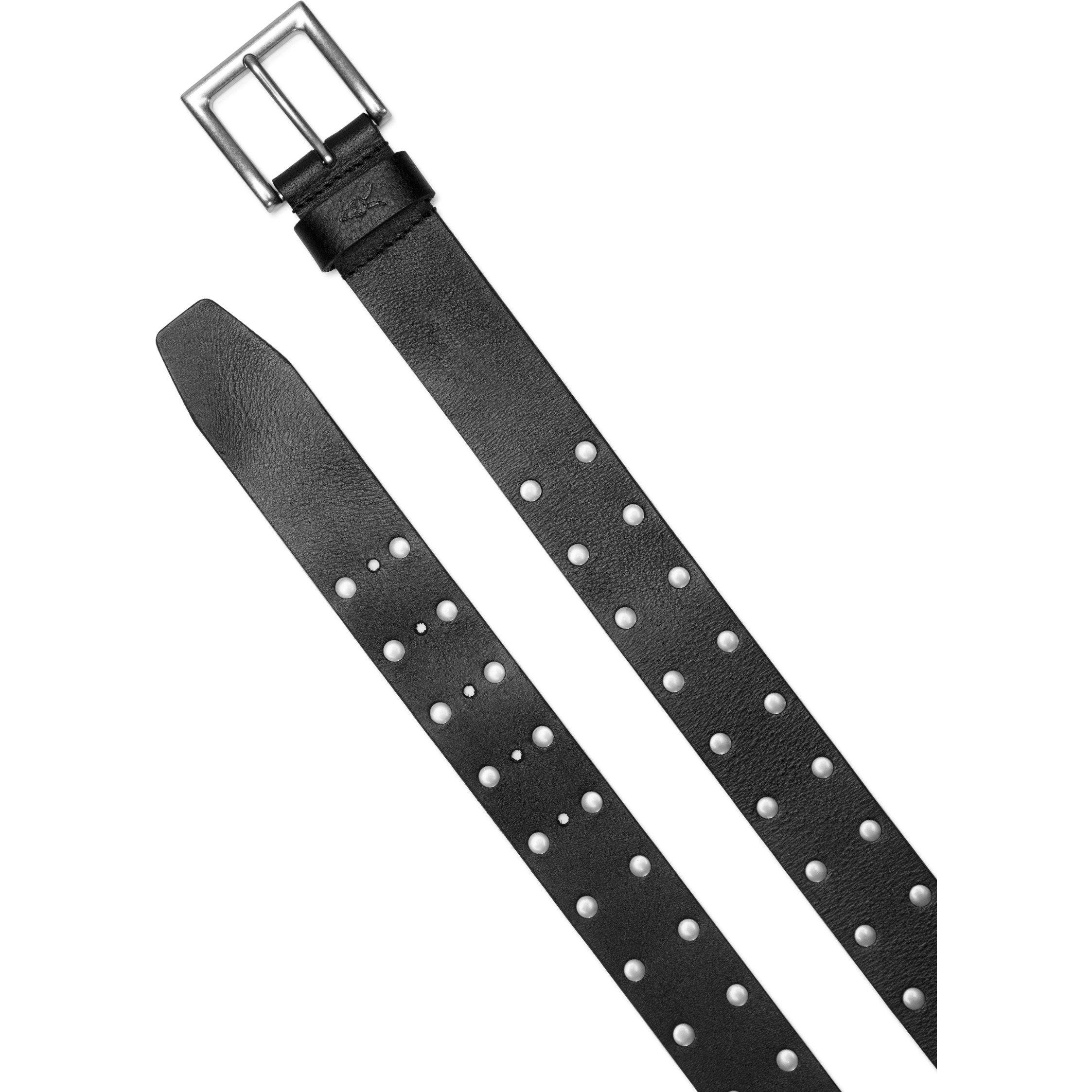 Black - AllSaints - Adults Leather Belt - 3