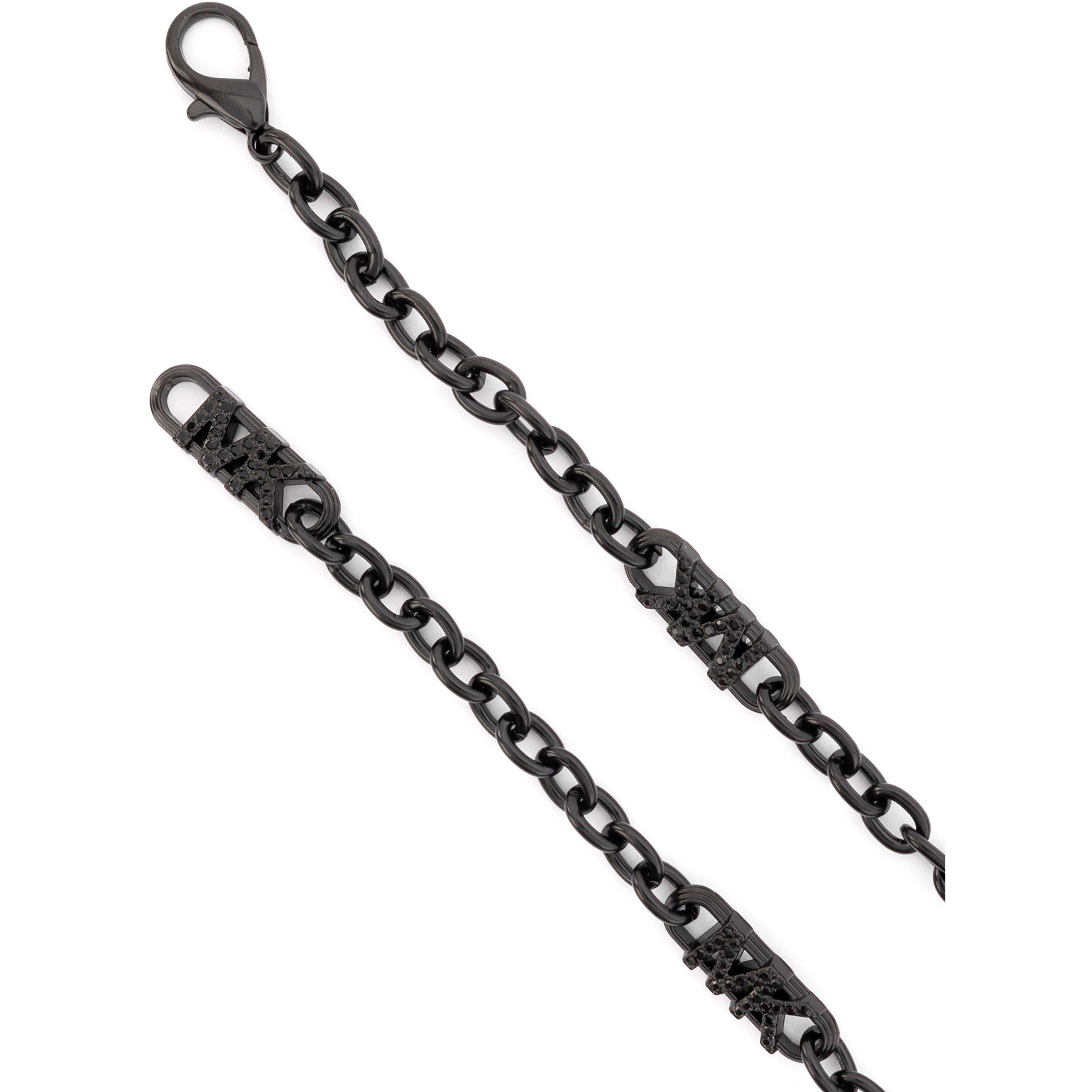 Black - Michael Kors - Adults Mini Chain Belt - 3