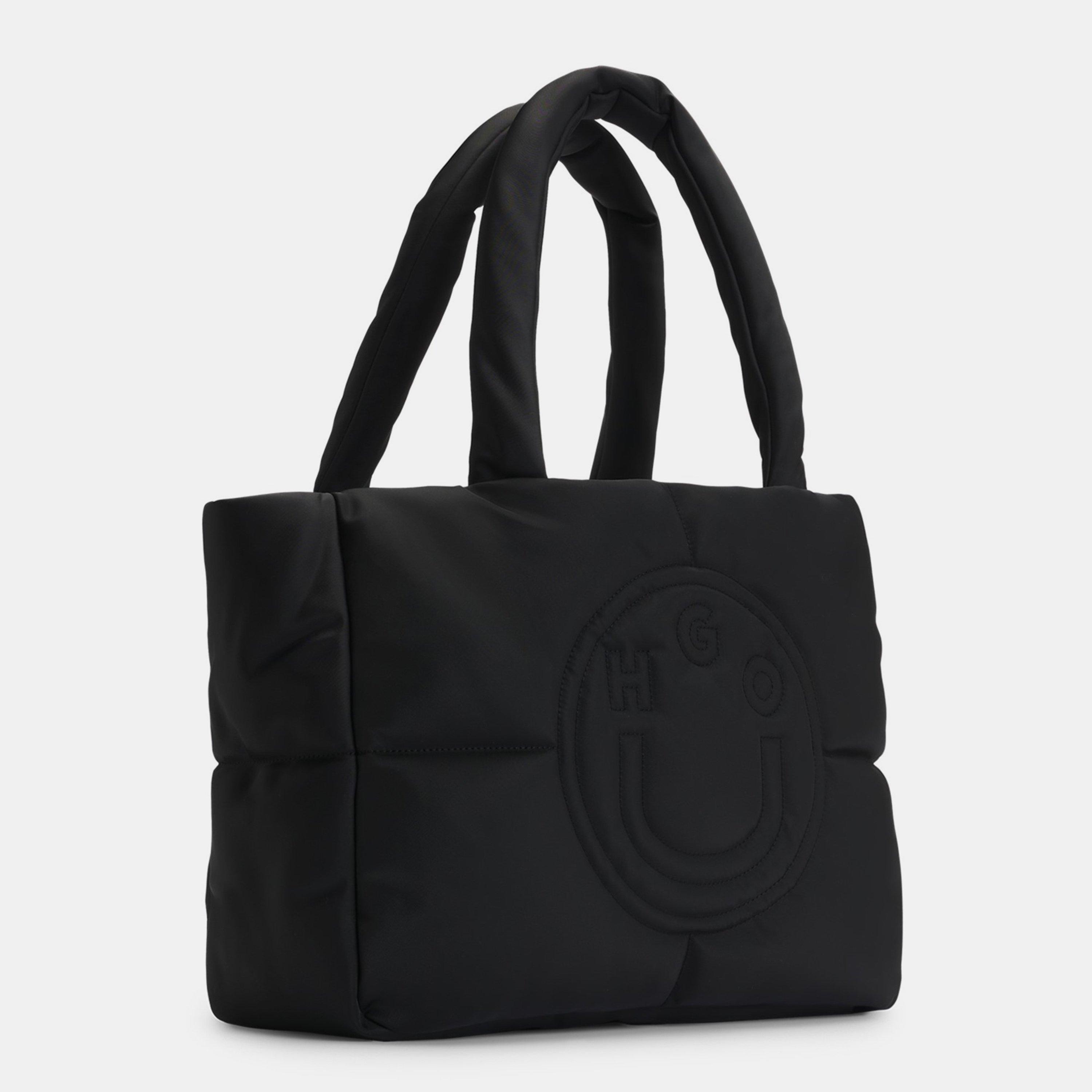 Black - Hugo - Women's Vytal Puffy Tote Bags - 3
