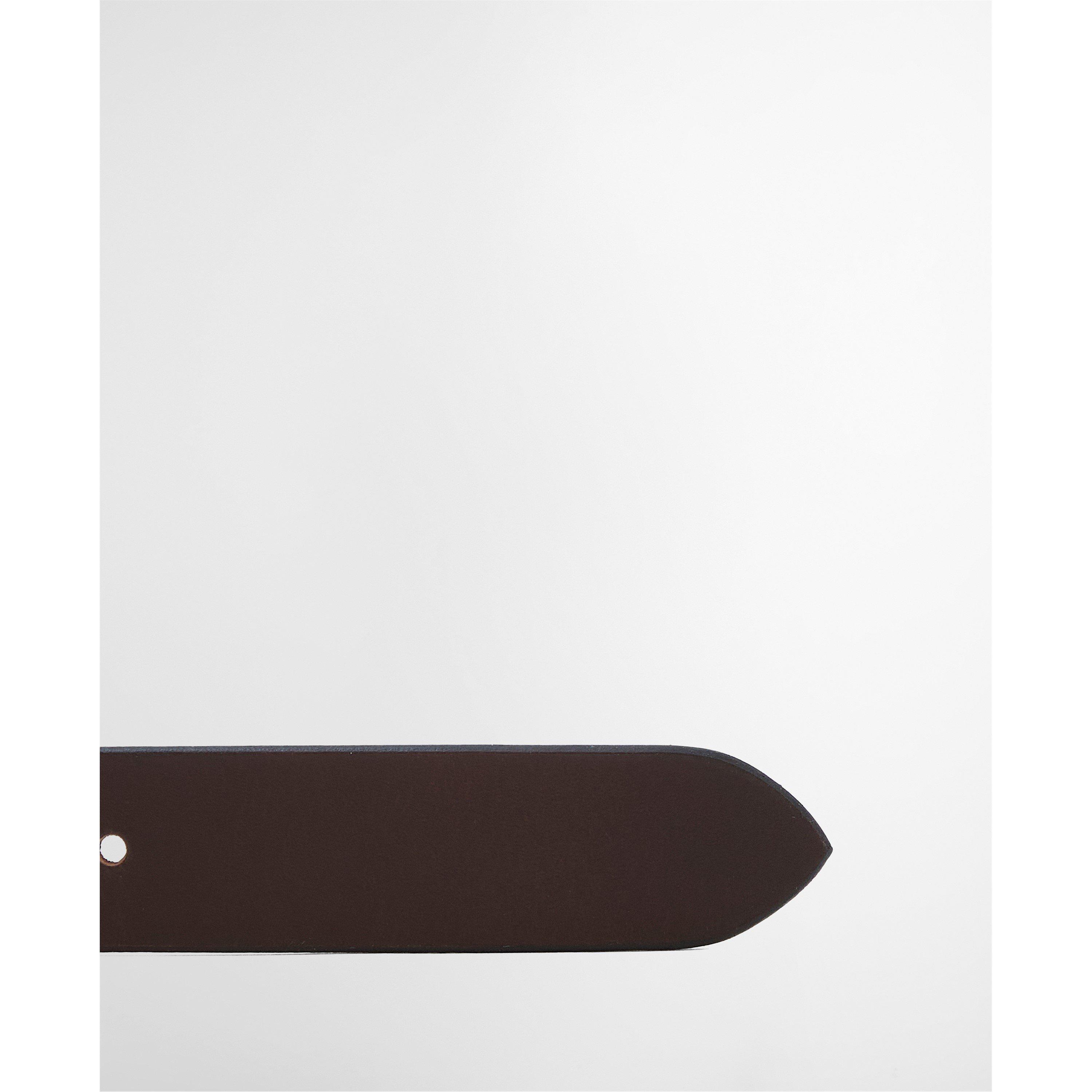 Brown - Barbour - Womens Maia Leather Belt - 2