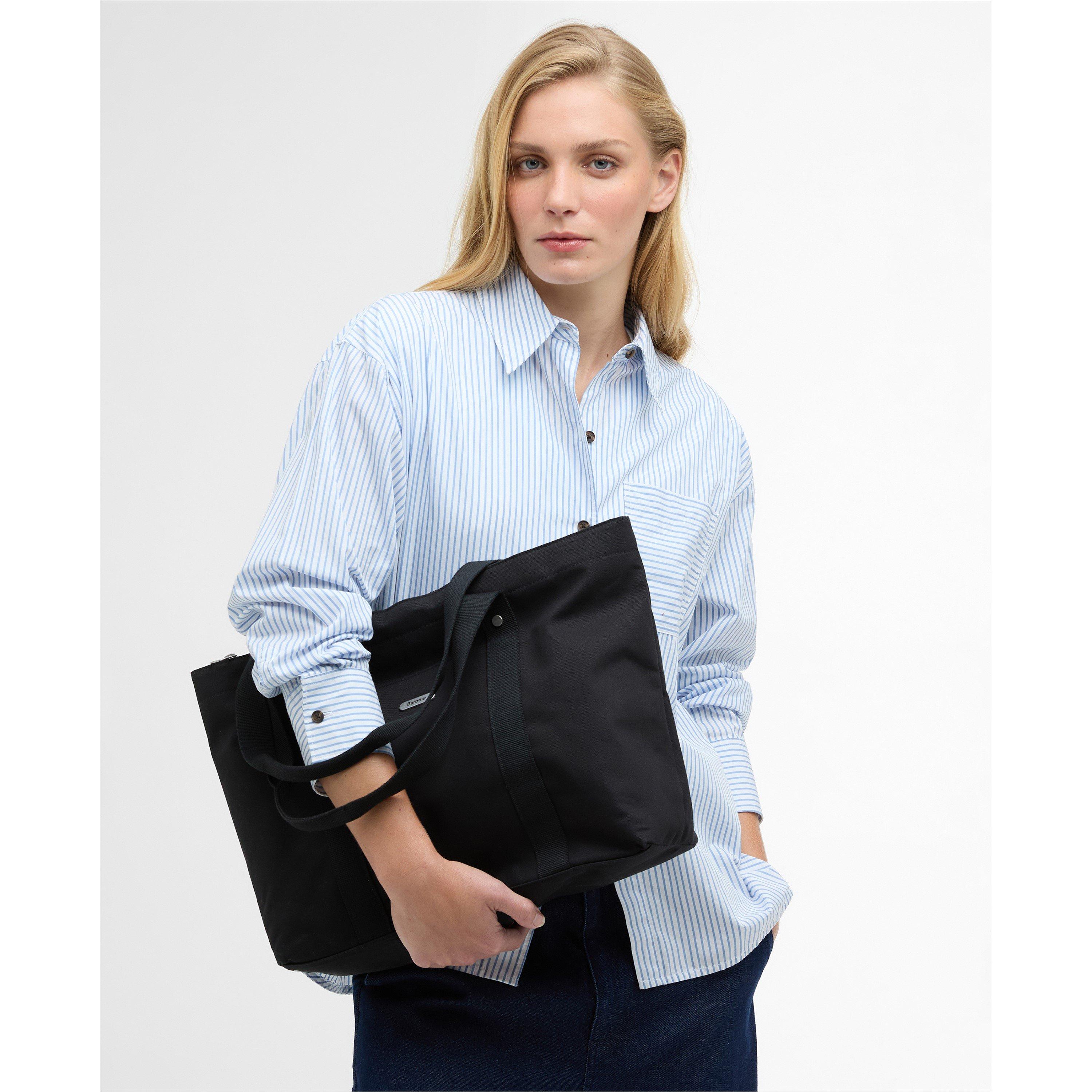 Black - Barbour - Womens Olivia Tote Bag - 3