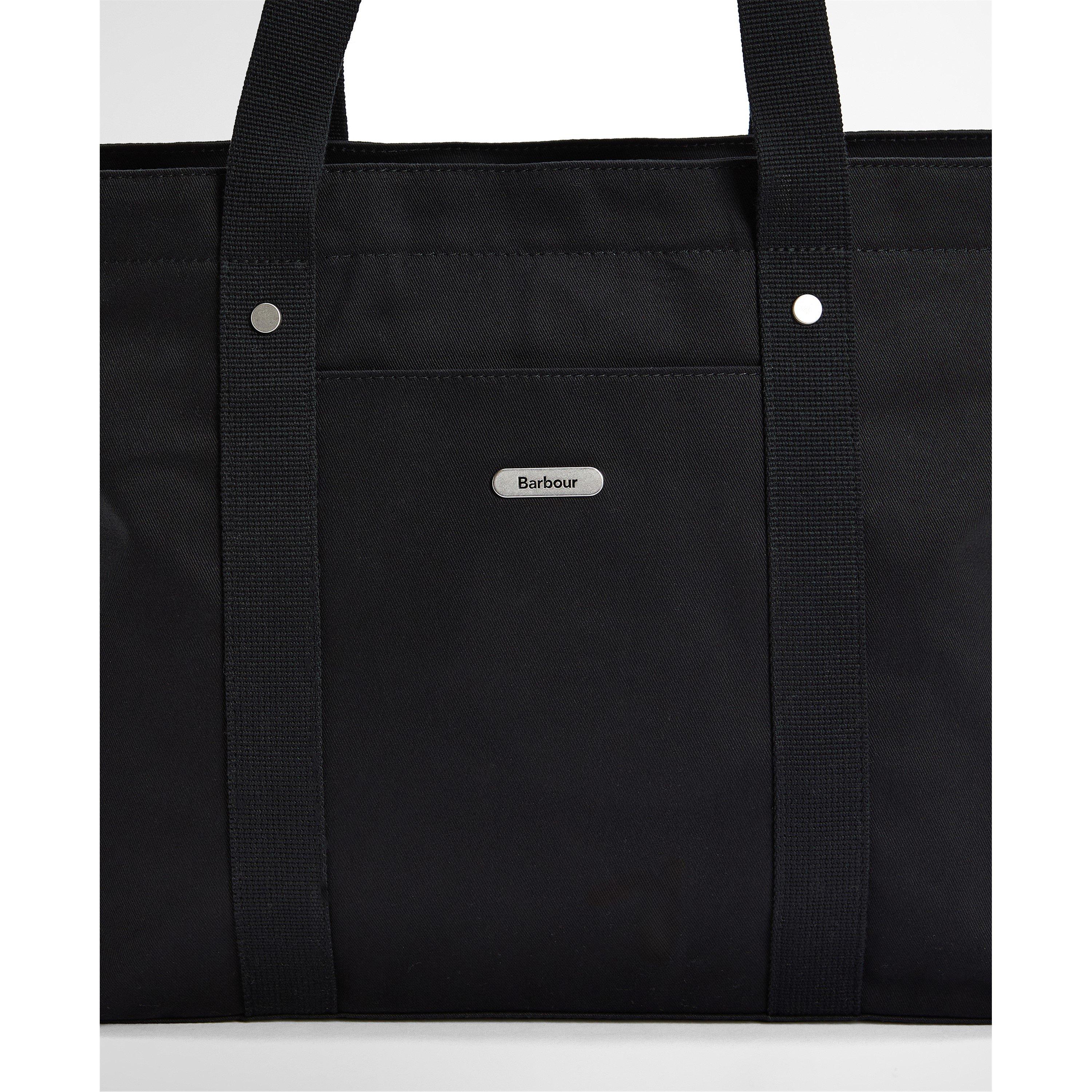 Black - Barbour - Womens Olivia Tote Bag - 5
