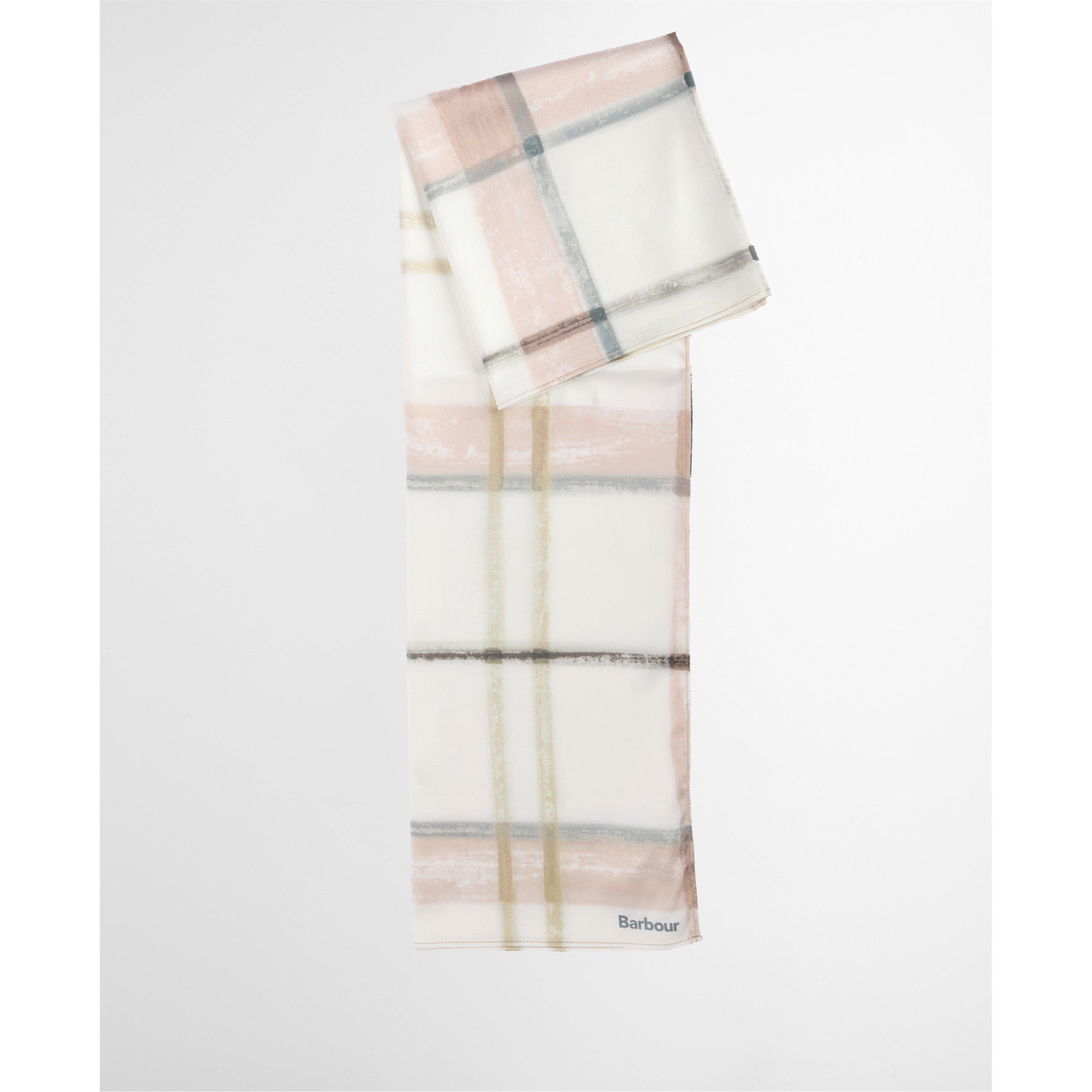 Barbour Women's Gianna Tartan Scarf - Silver Check