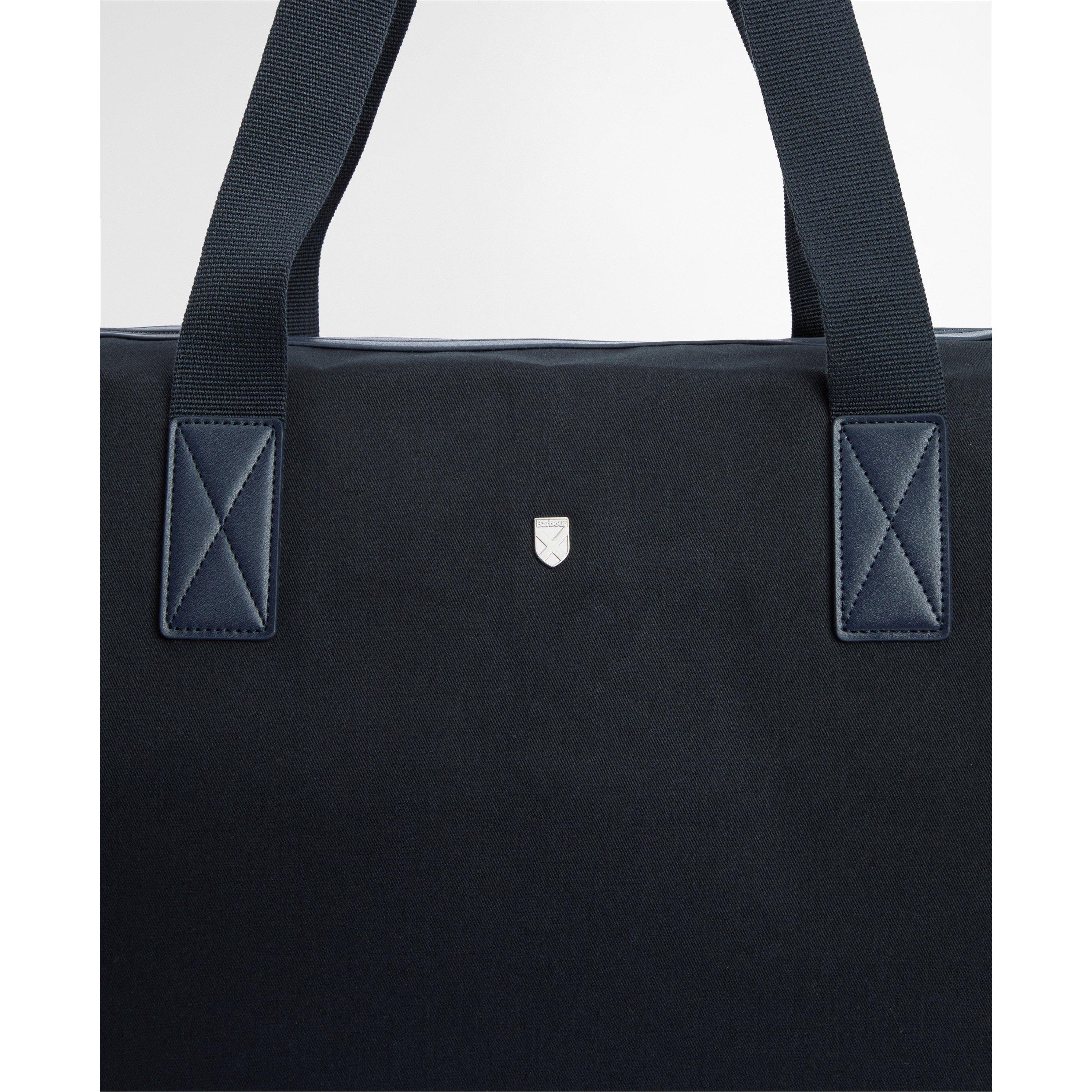 Navy - Barbour - Adults Cascade City Holdall Bag - 4