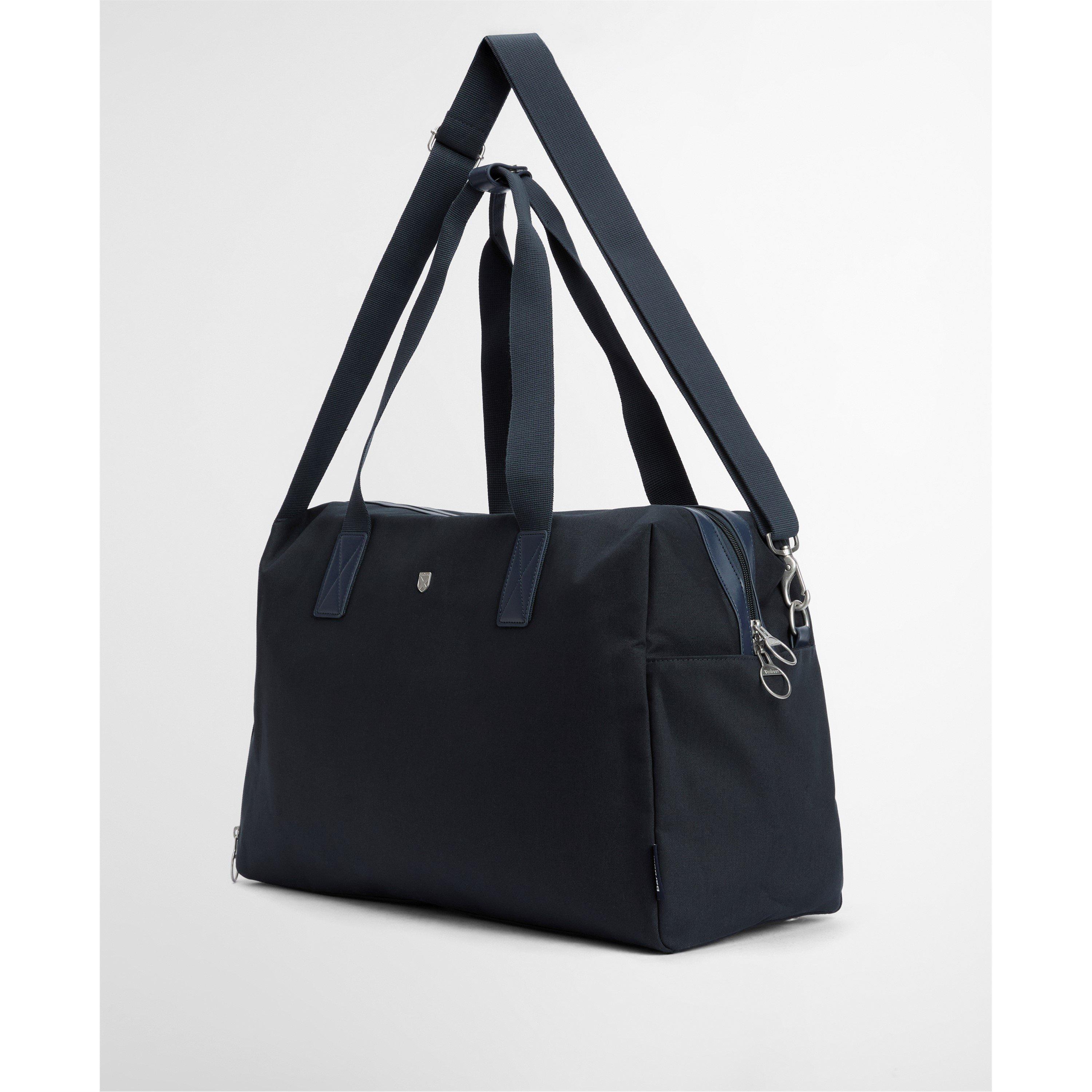 Navy - Barbour - Adults Cascade City Holdall Bag - 7