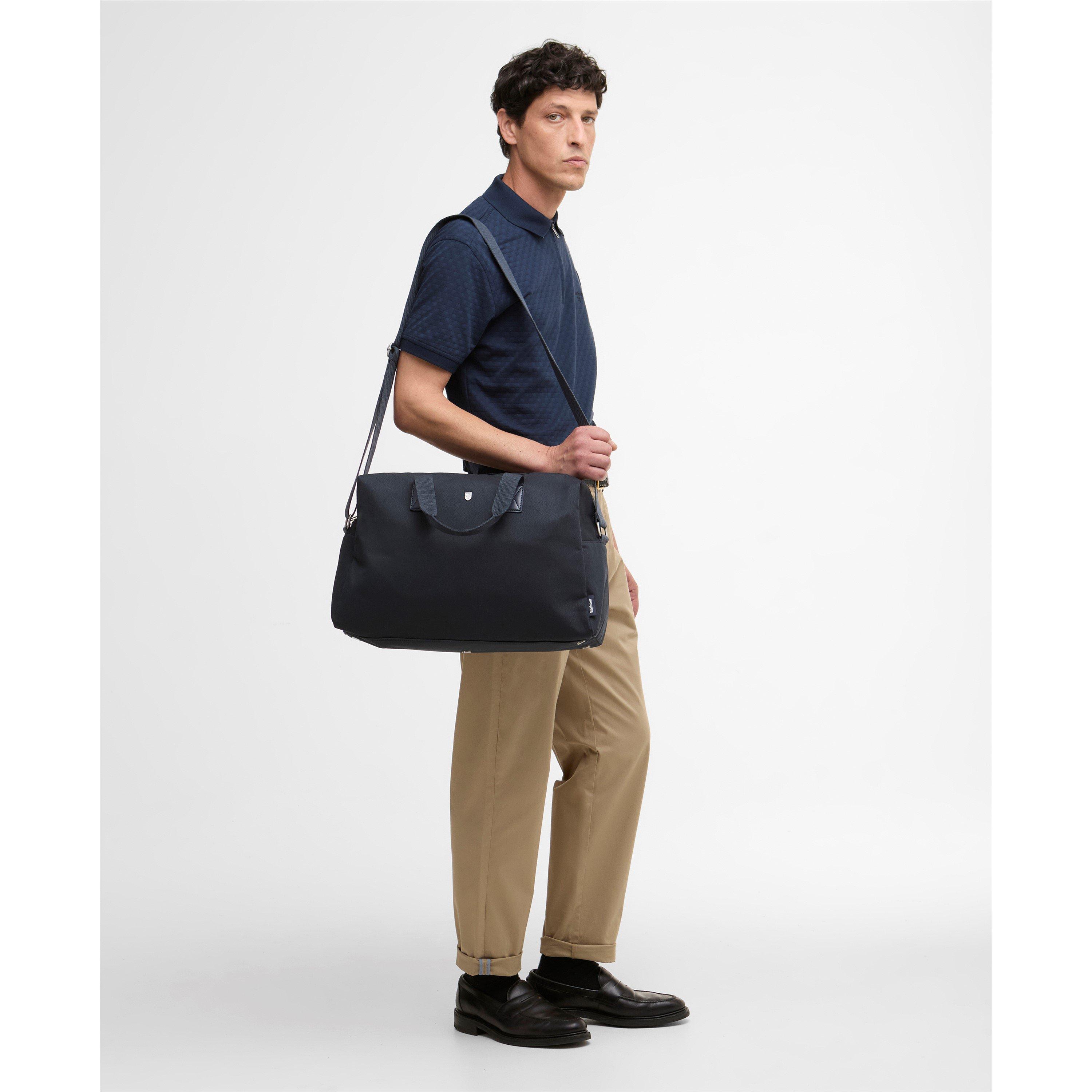 Navy - Barbour - Adults Cascade Holdall Bag - 3