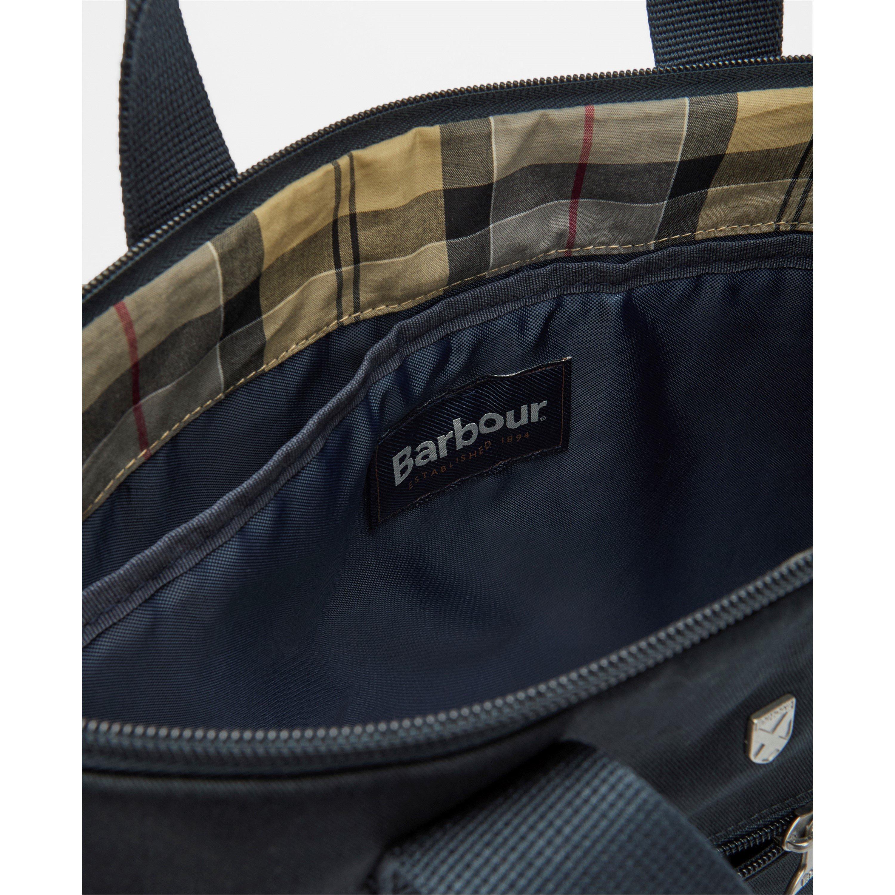Navy - Barbour - Adults Cascade City Carry All - 6