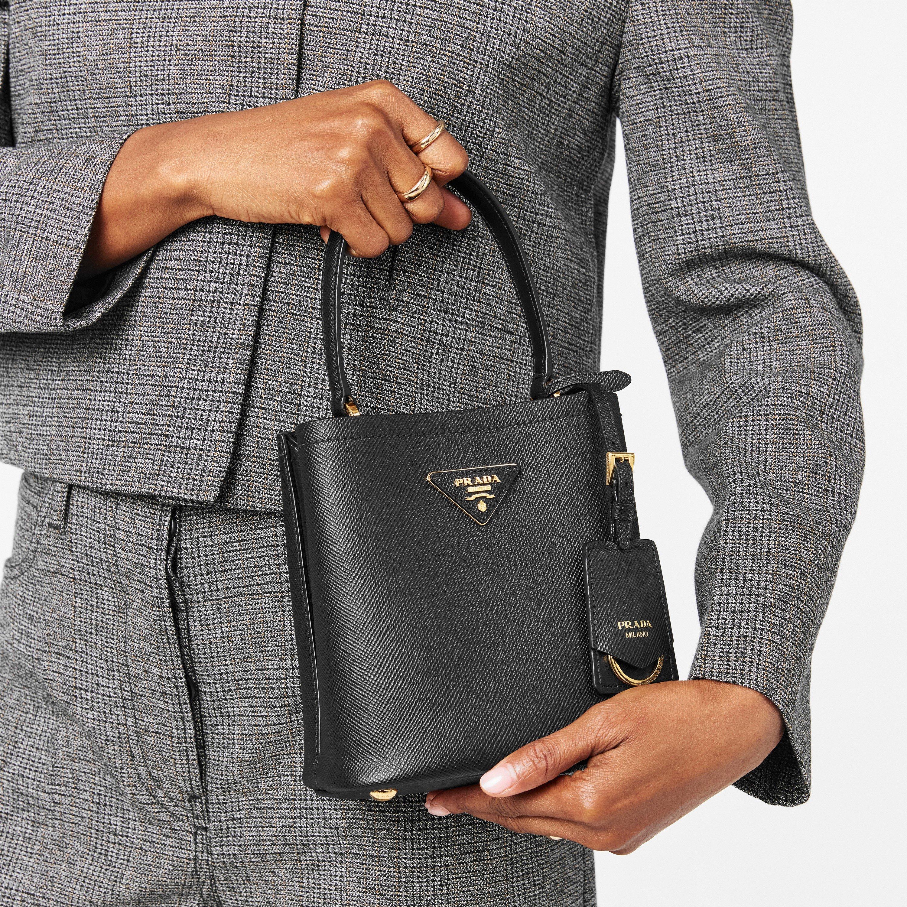 Black - Prada - Women's New Galleria Top Handle Bag - 3