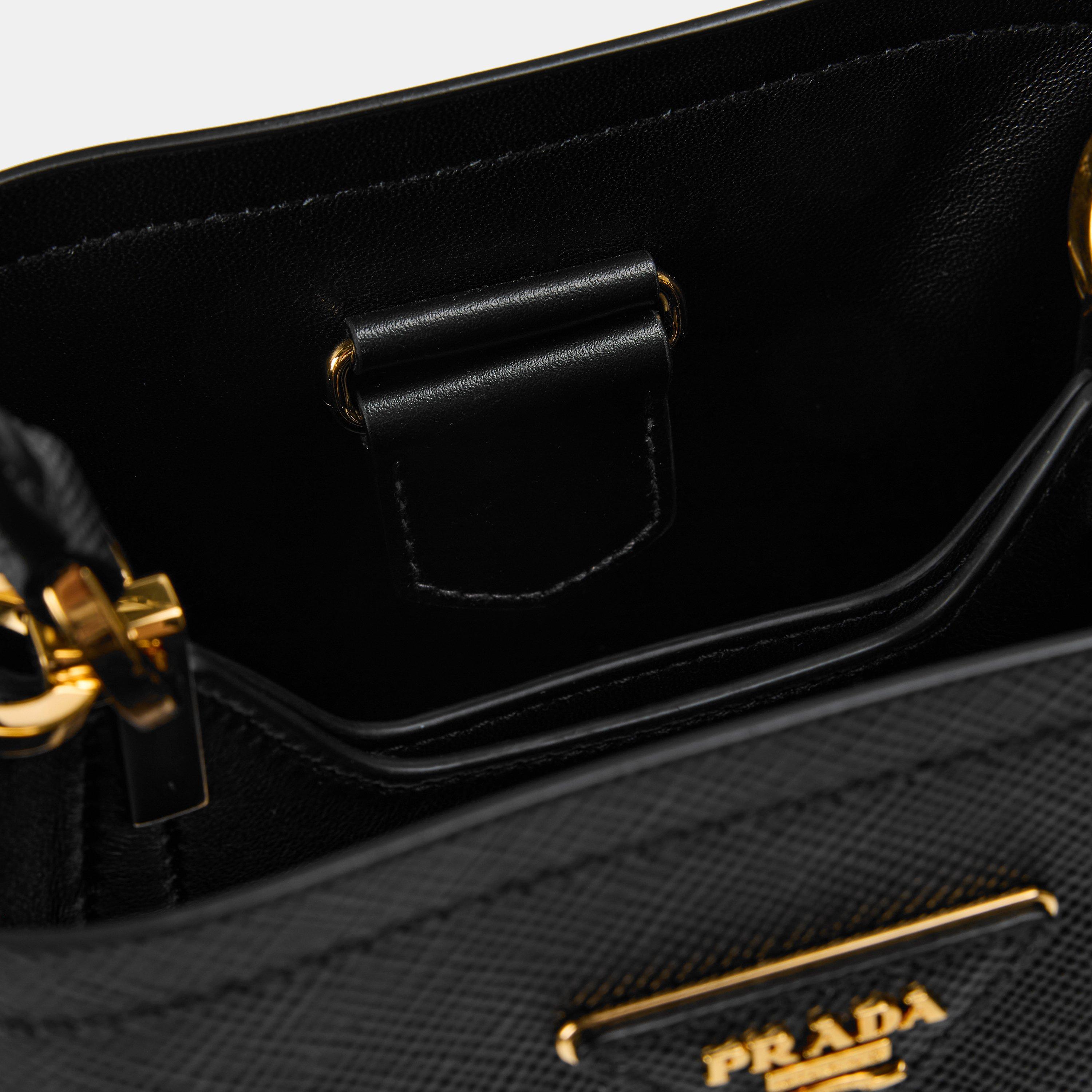 Black - Prada - Women's New Galleria Top Handle Bag - 5