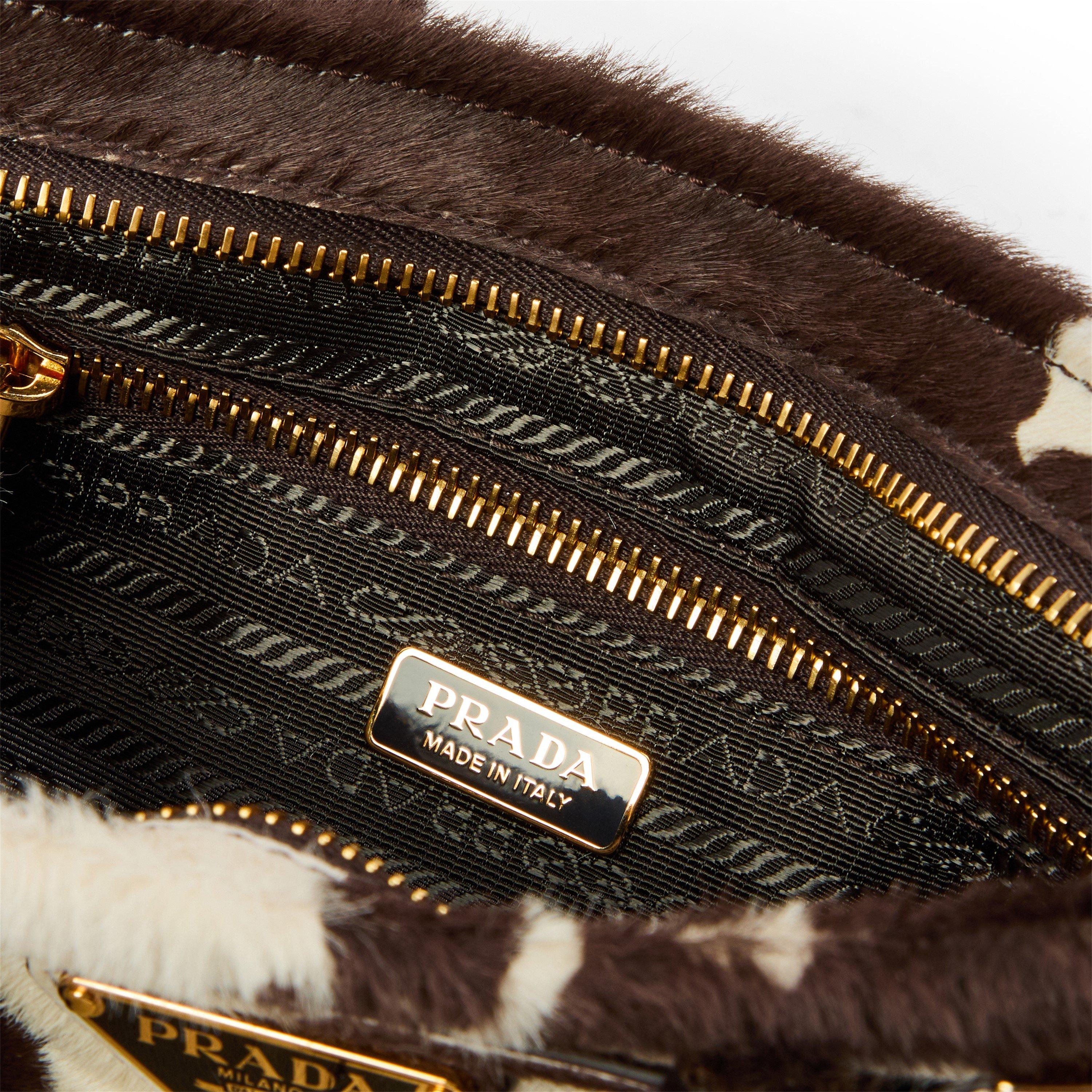 White/Dk Brwn - Prada - Prada Cow Bonnie Ld61 - 5