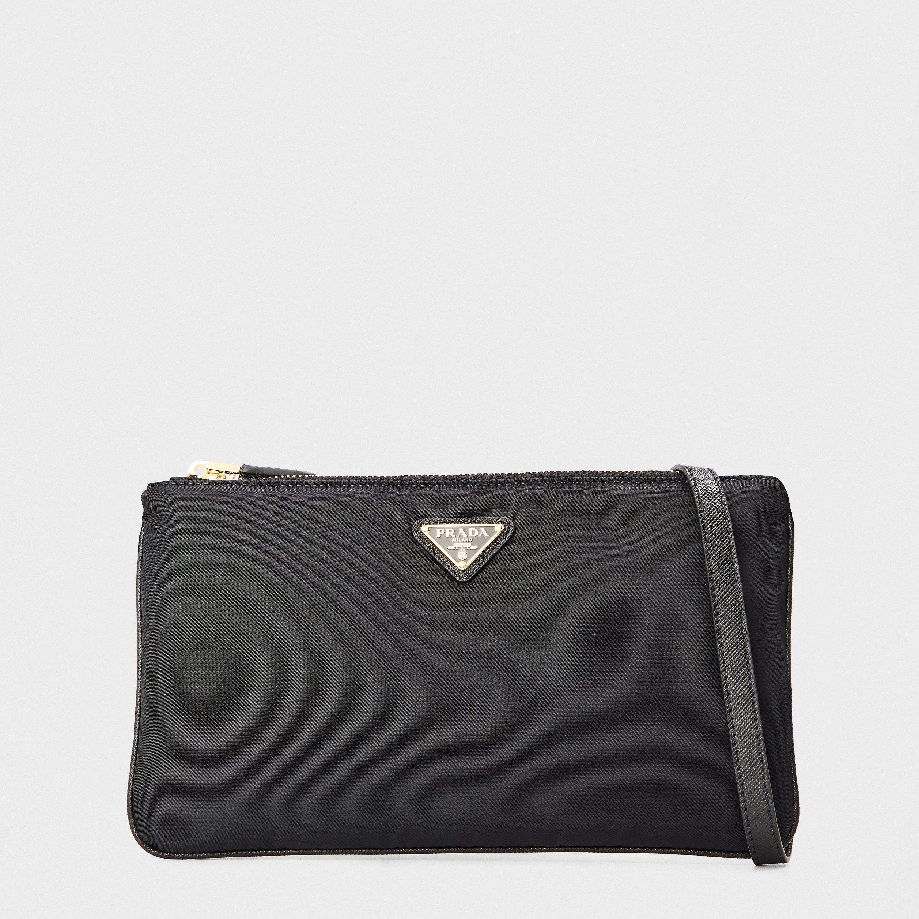 Black - Prada - Re-Nylon Pouch - 1