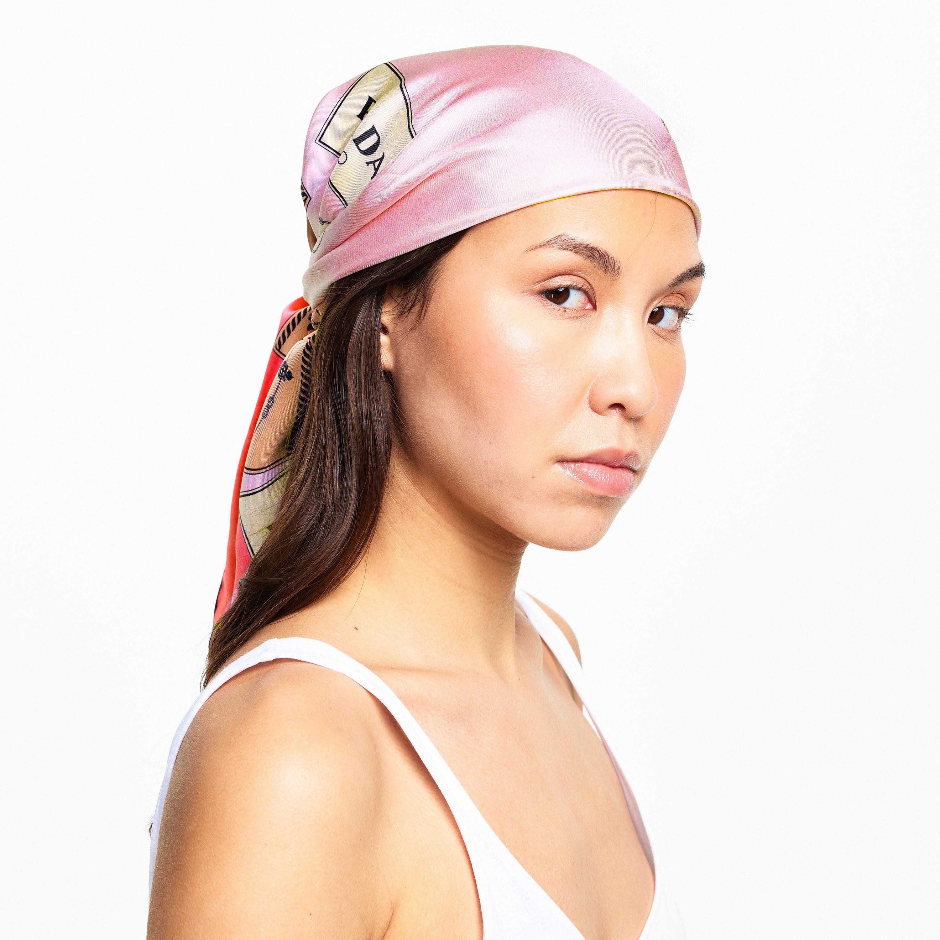 Rosa - Prada - Women's Large Silk Scarf - 3