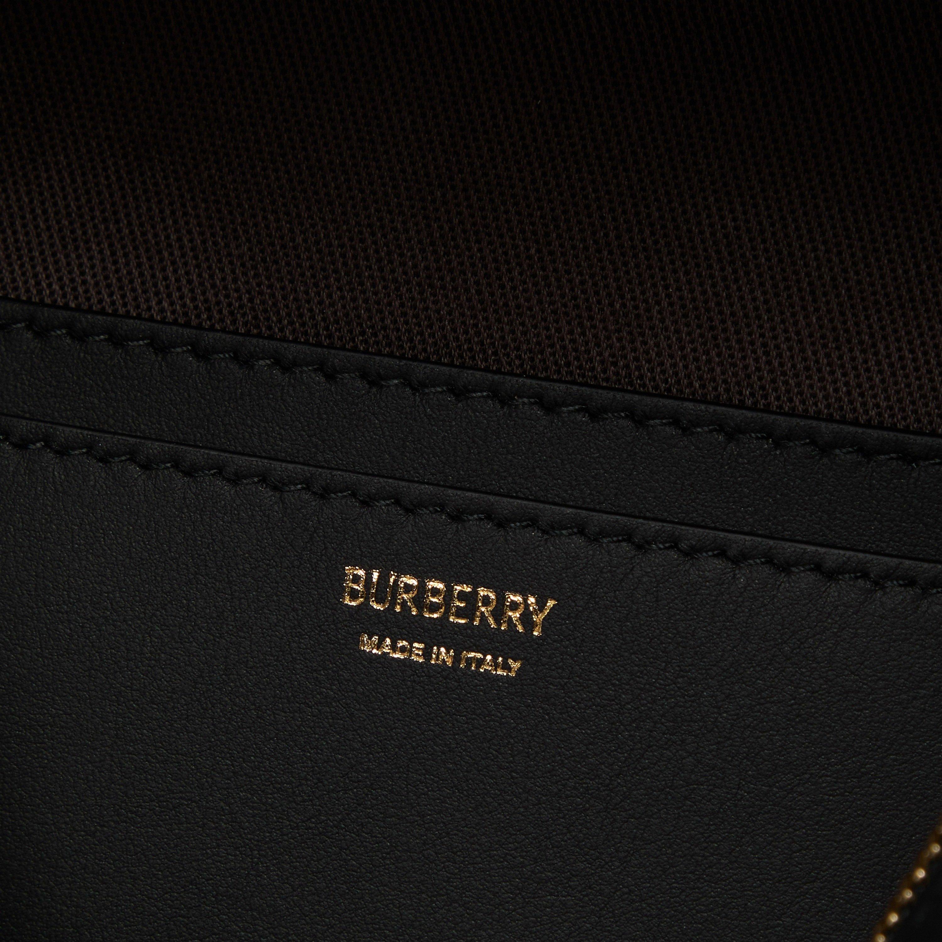 Chocolate Brown - Burberry - Women's Burb Vanity Case Top Handle Bag - 4