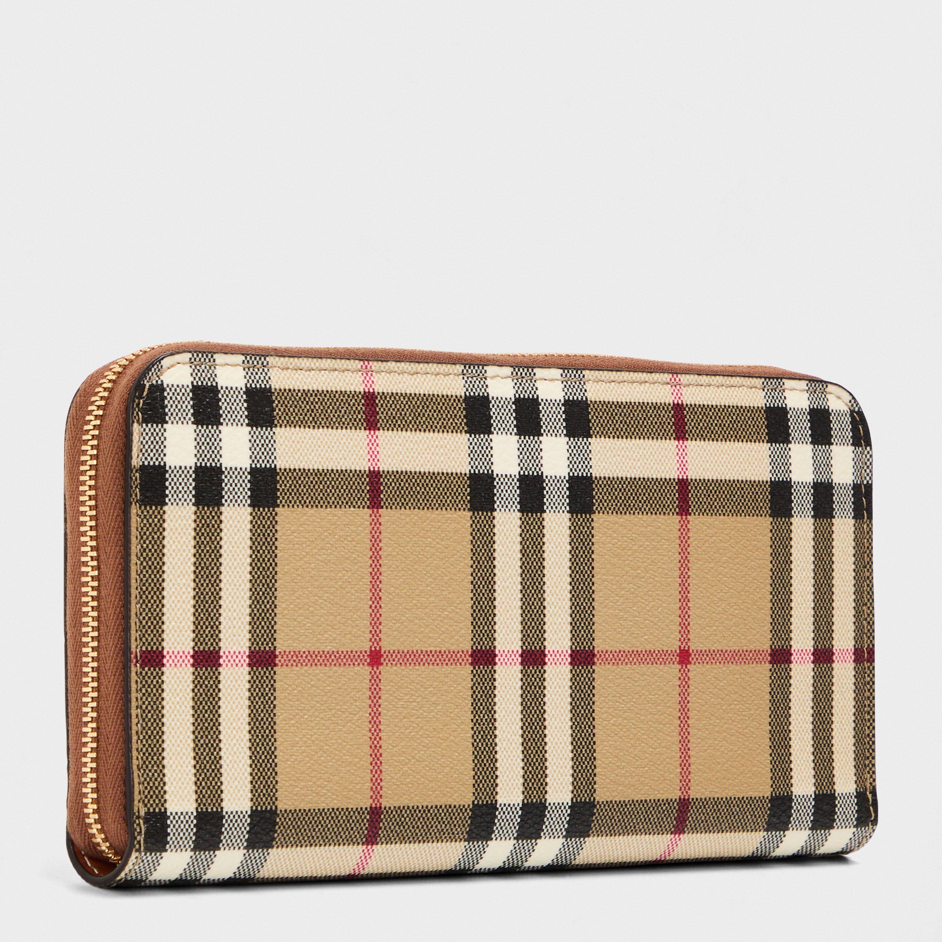 Vintage Check - Burberry - Women's Zip Around Purse - 2