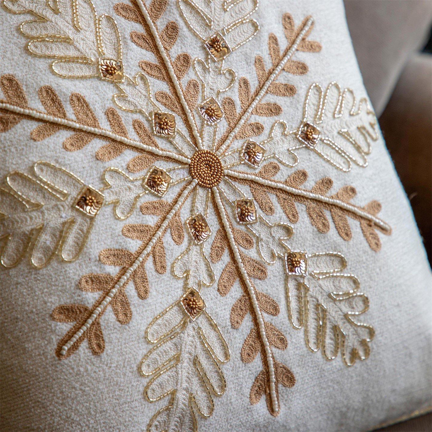 Snowflake - Gallery - Deco Luxe Snowflake Cushion 450x450mm - 3
