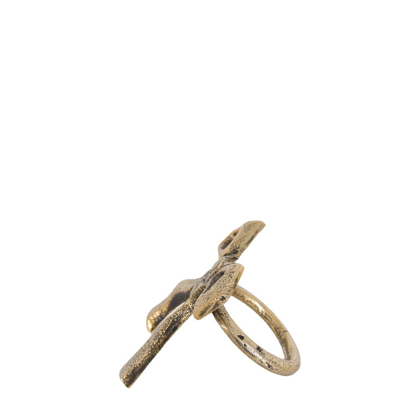 Gold - Gallery - Napkin Ring Antique Gold (4pk) 65x50x65mm - 6