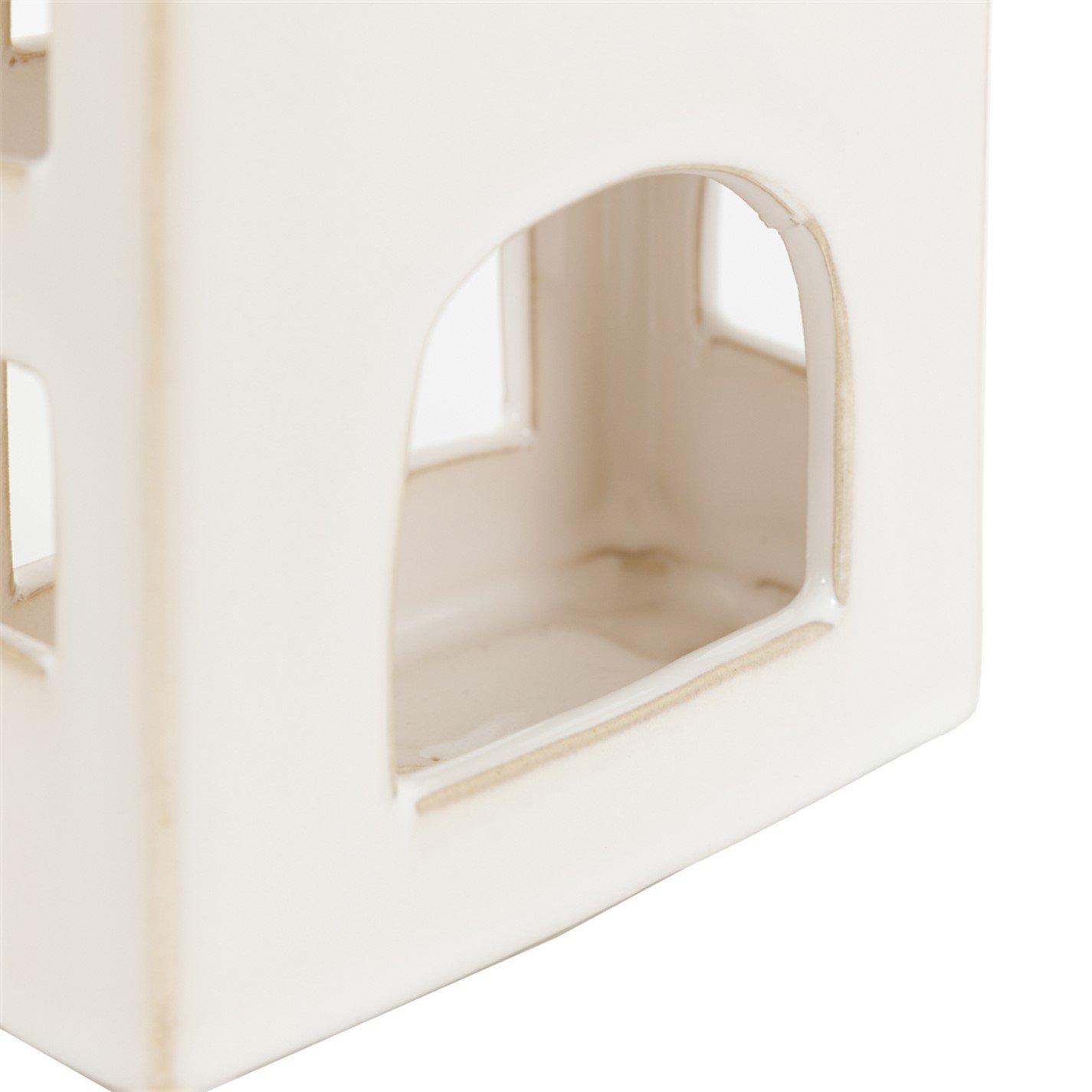 White - Gallery - White House Tealight Holder 120x60x170mm - 9