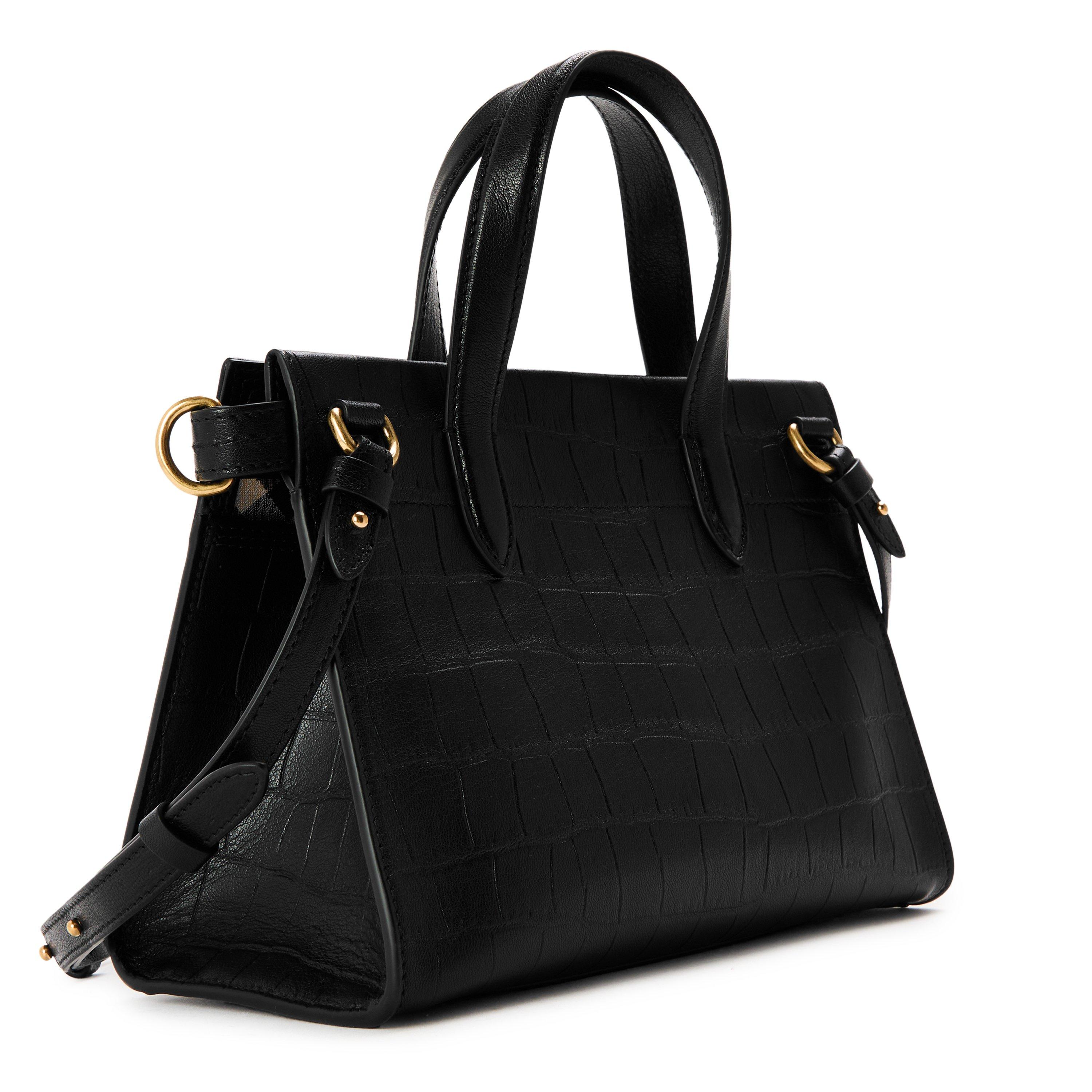 Black - Burberry - Women's Top Handle Bag - 2