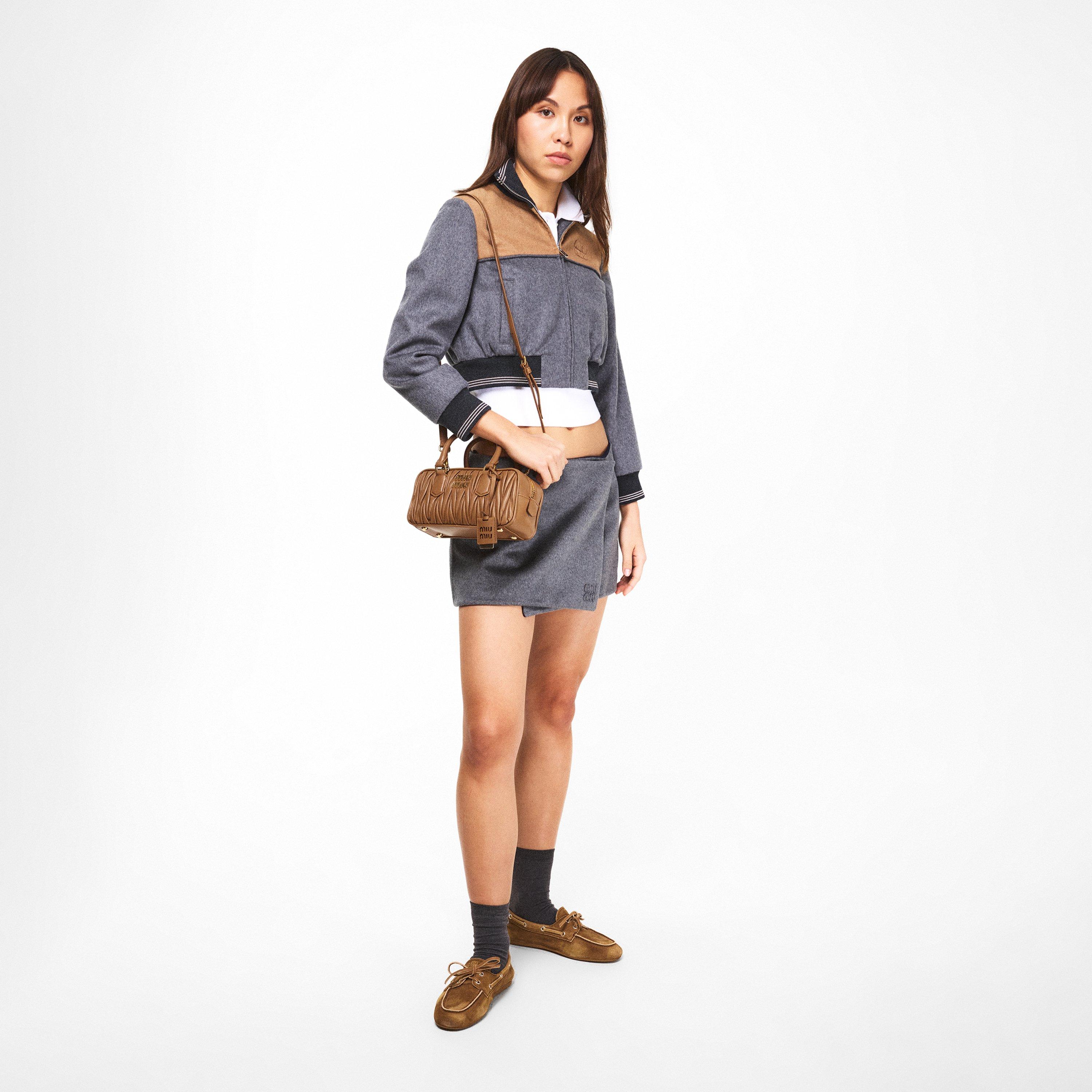 Miu Miu | Women's Arcadie Leather Top Handle Bag | Flannels