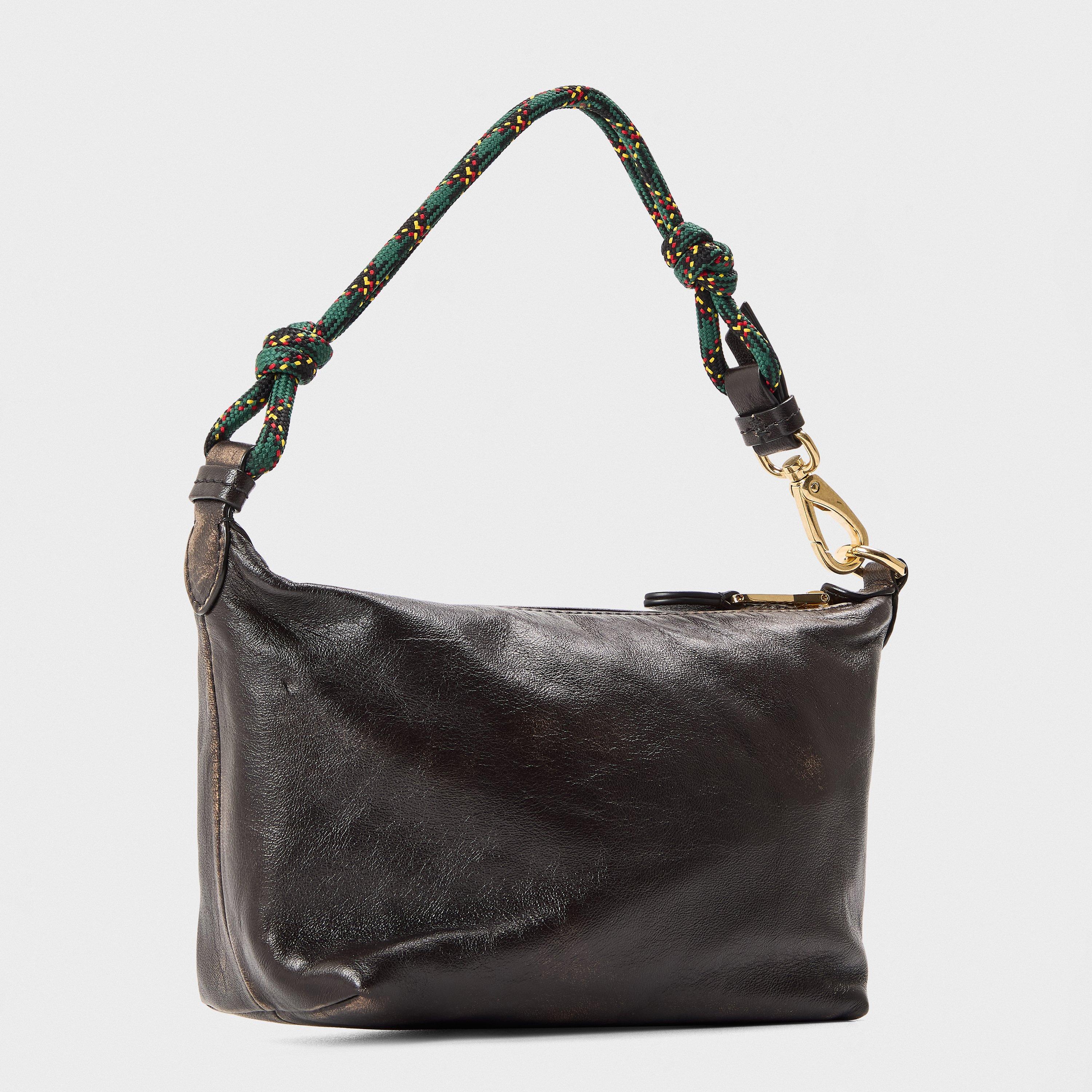 Caffe/Verde - Miu Miu - Leather pouch - 2