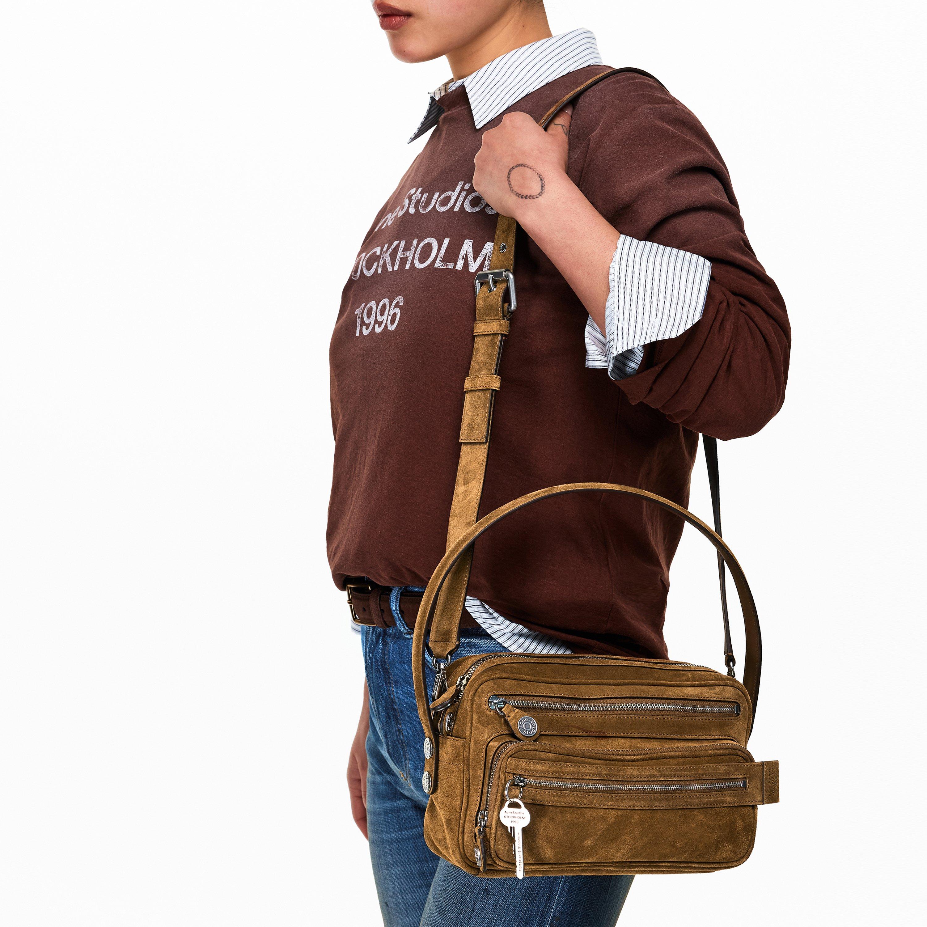 Cognac Brown - Acne Studios - Women's Crossbody Bag - 3