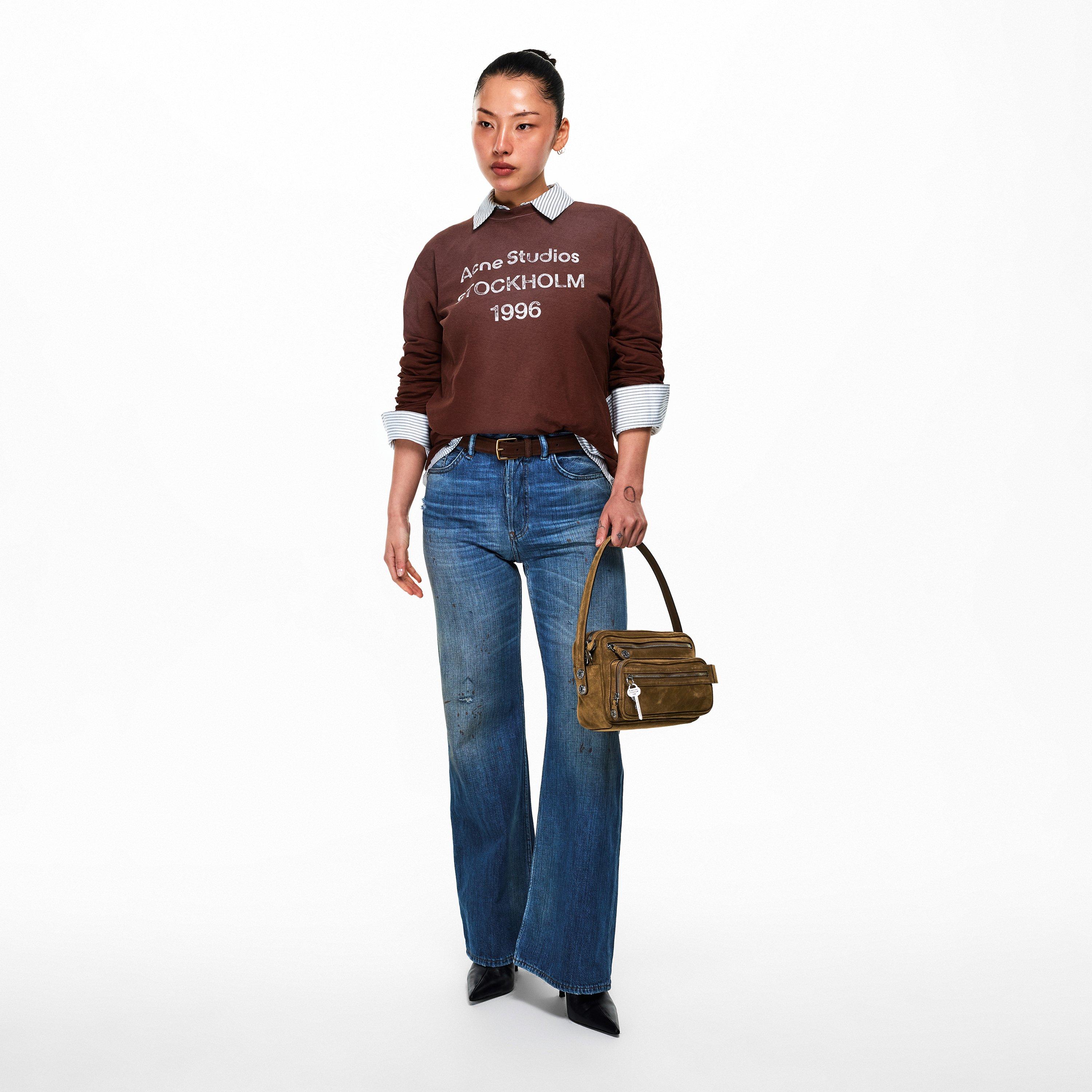 Cognac Brown - Acne Studios - Women's Crossbody Bag - 6