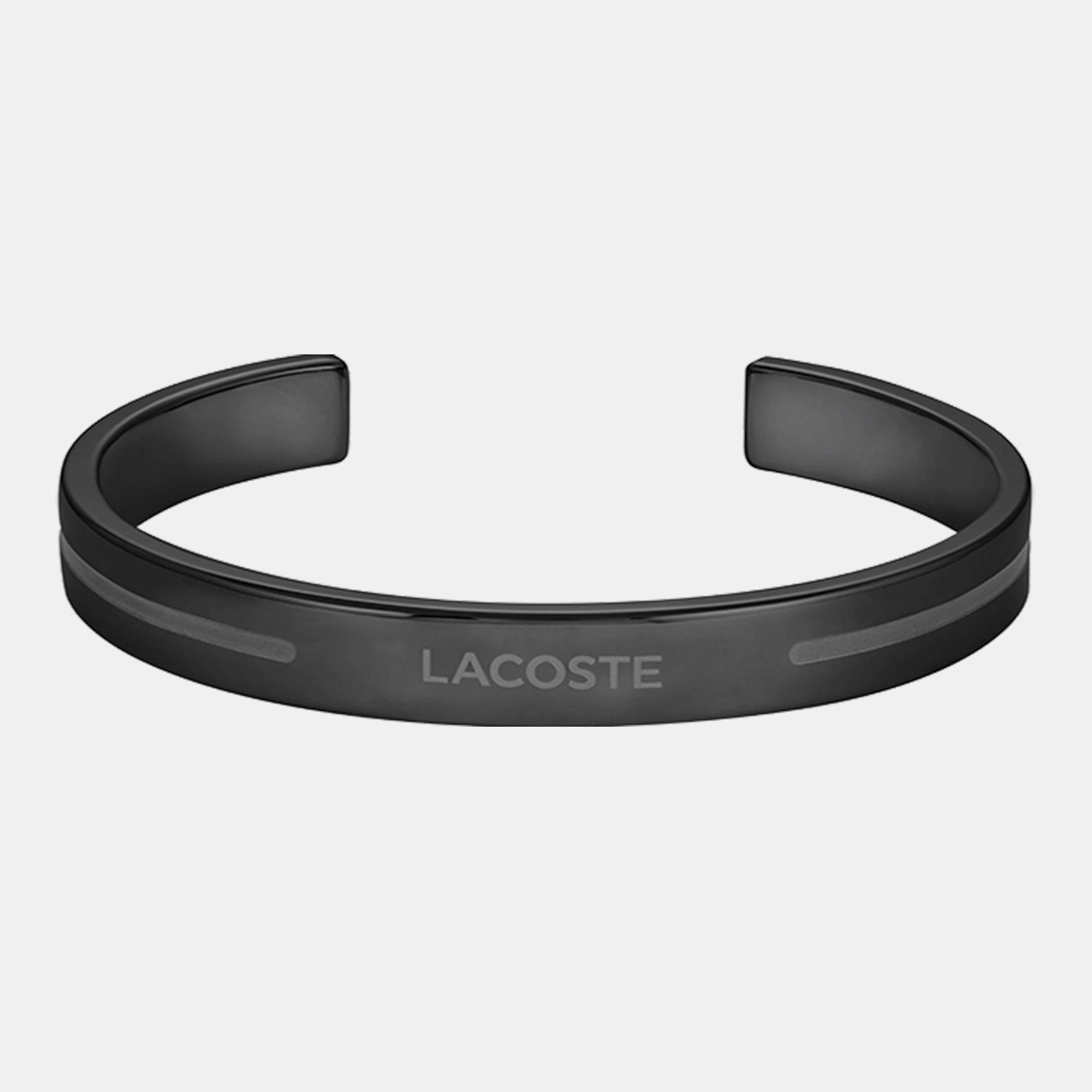 Lacoste Mens Adventurer Bangle Bracelet - Black