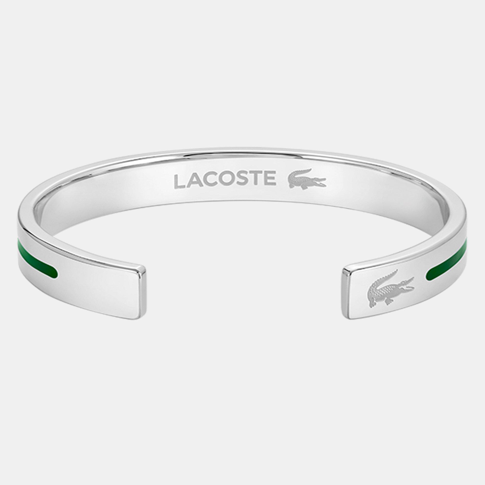 Silver - Lacoste - Lacoste Mens Adventurer Bangle Bracelet - 2