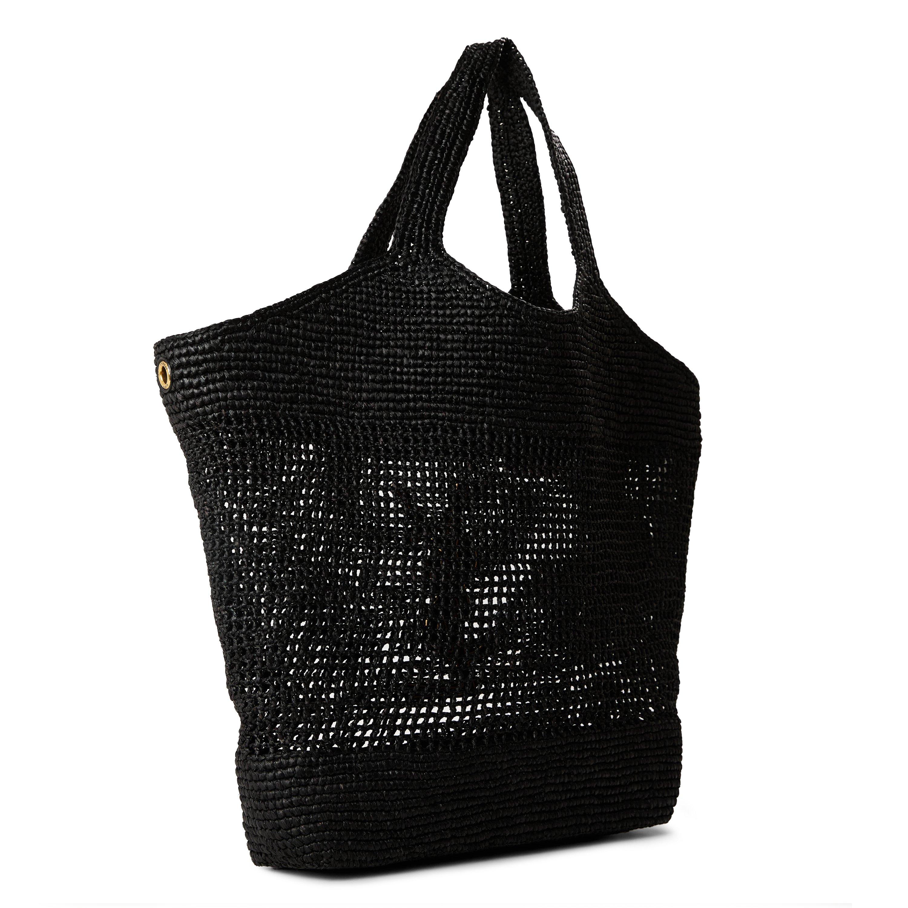 Nero/Nero - Saint Laurent - Saint Raffia Icare Ld62 - 2