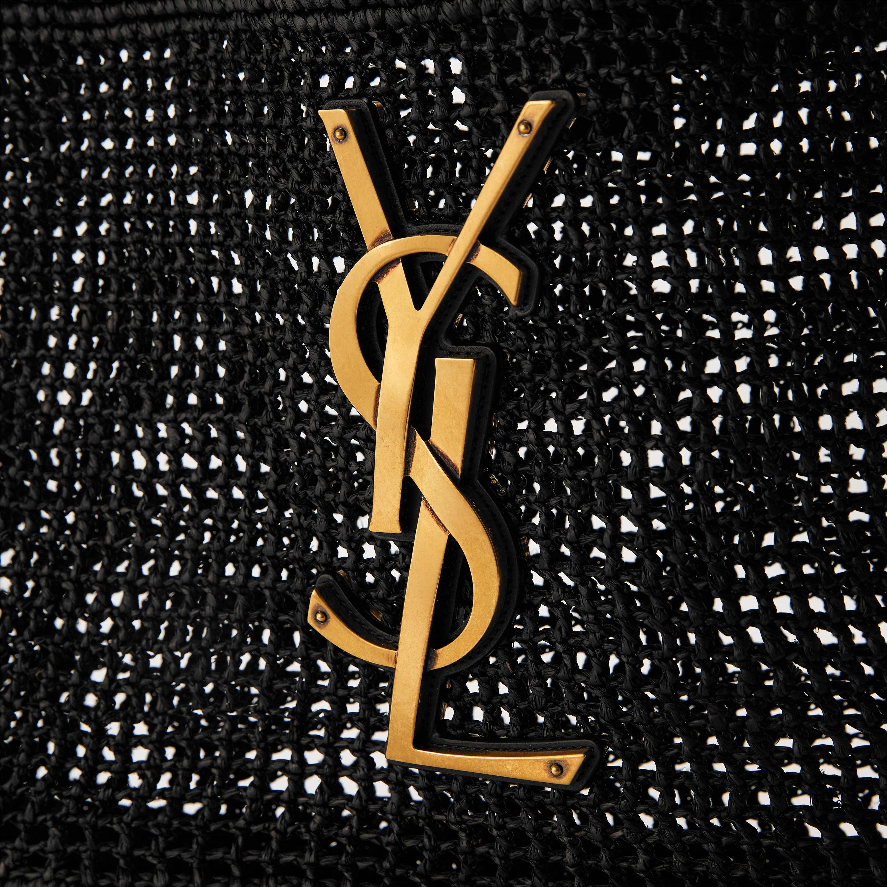 Nero/Nero - Saint Laurent - Saint Raffia Icare Ld62 - 3