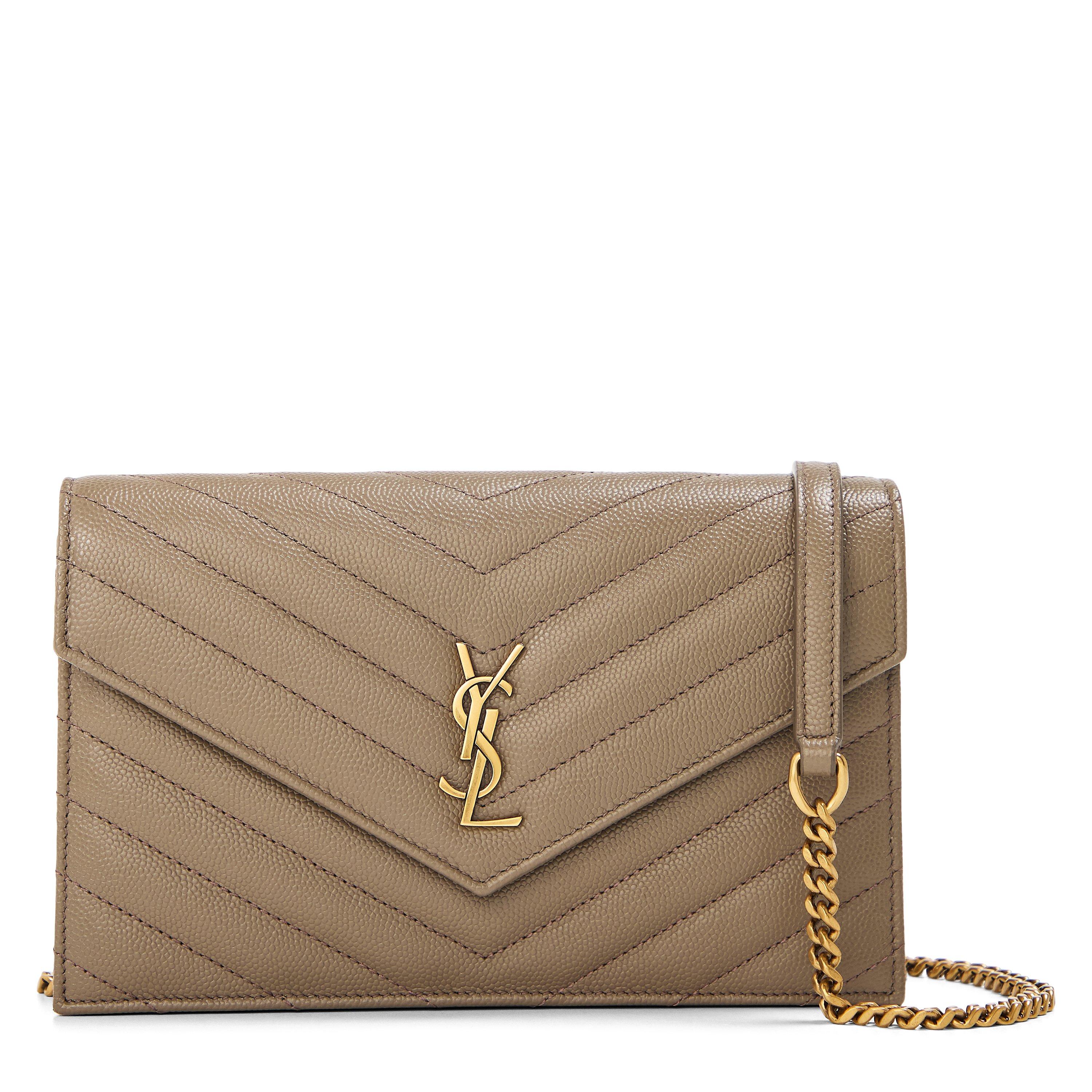 Plaza Taupe - Saint Laurent - Women's Wallet On Chain - 1