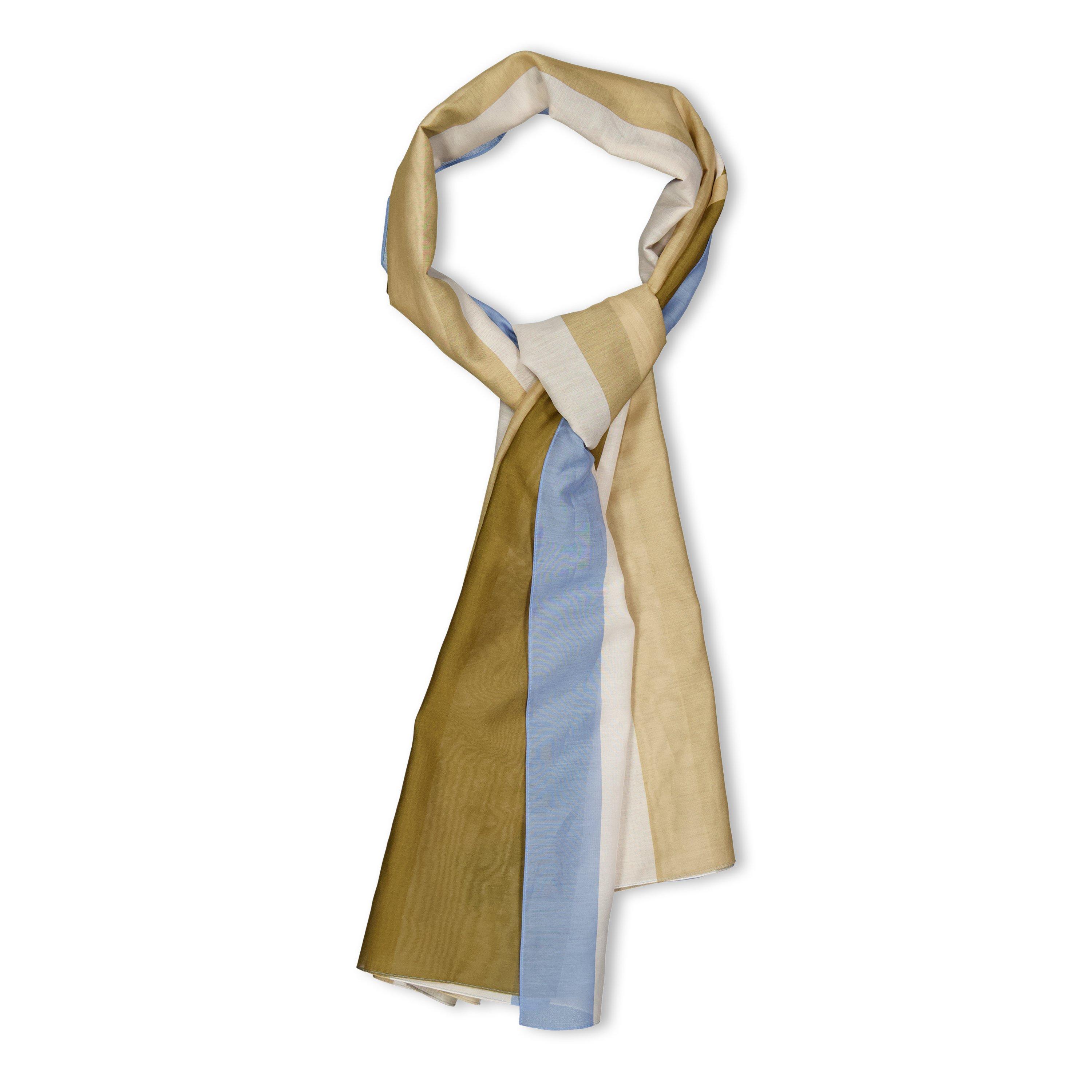 Kaki/Lght Brown - Saint Laurent - Women's Sarongs - 2