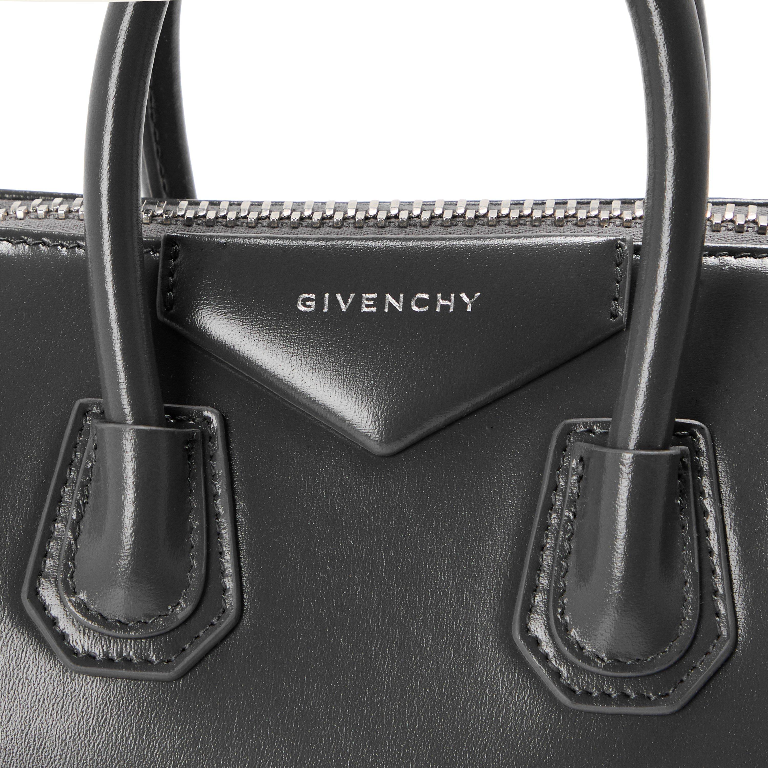 Dark Grey - GIVENCHY - Women's GIV Mni Antigona Top Handle Bag - 4