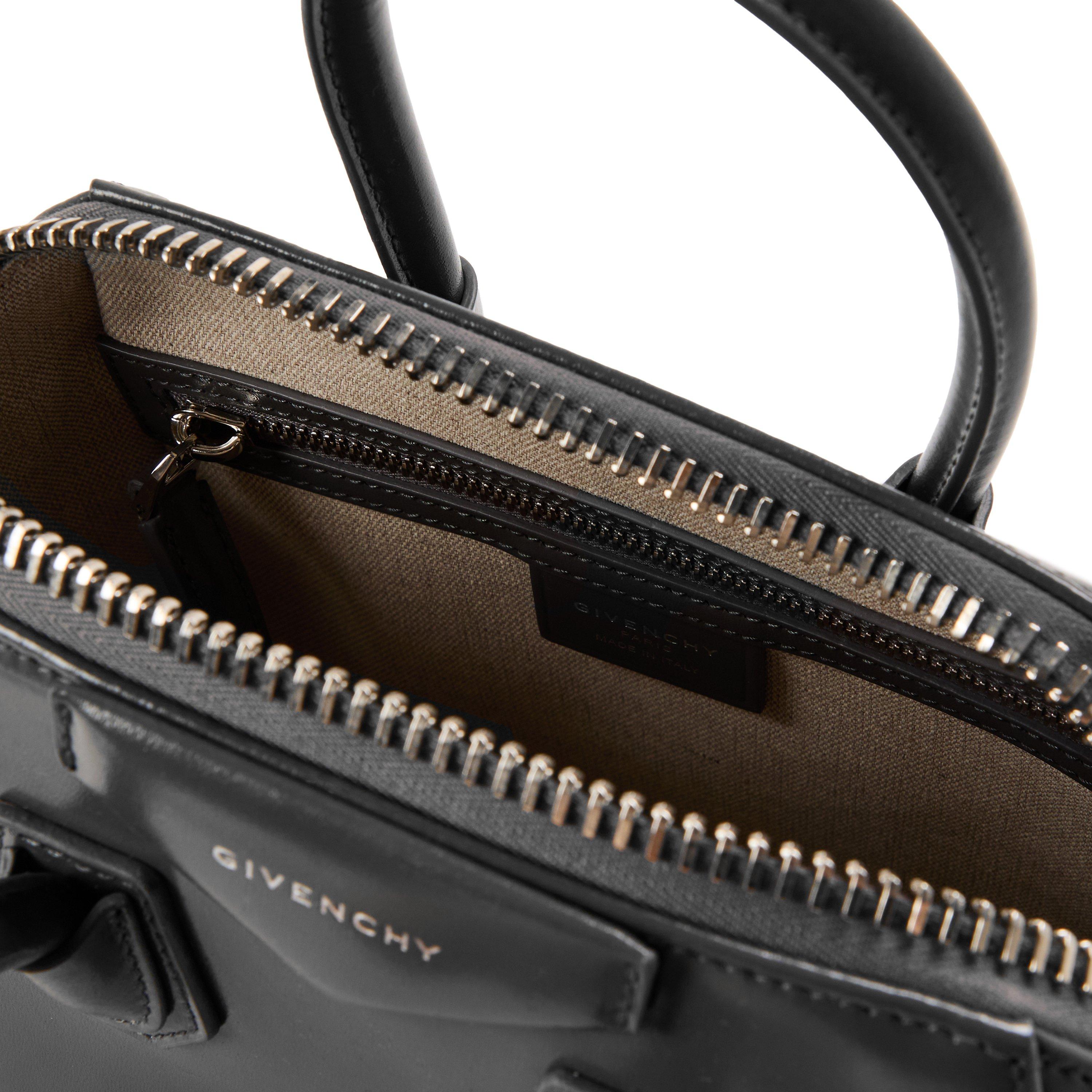 Dark Grey - GIVENCHY - Women's GIV Mni Antigona Top Handle Bag - 5