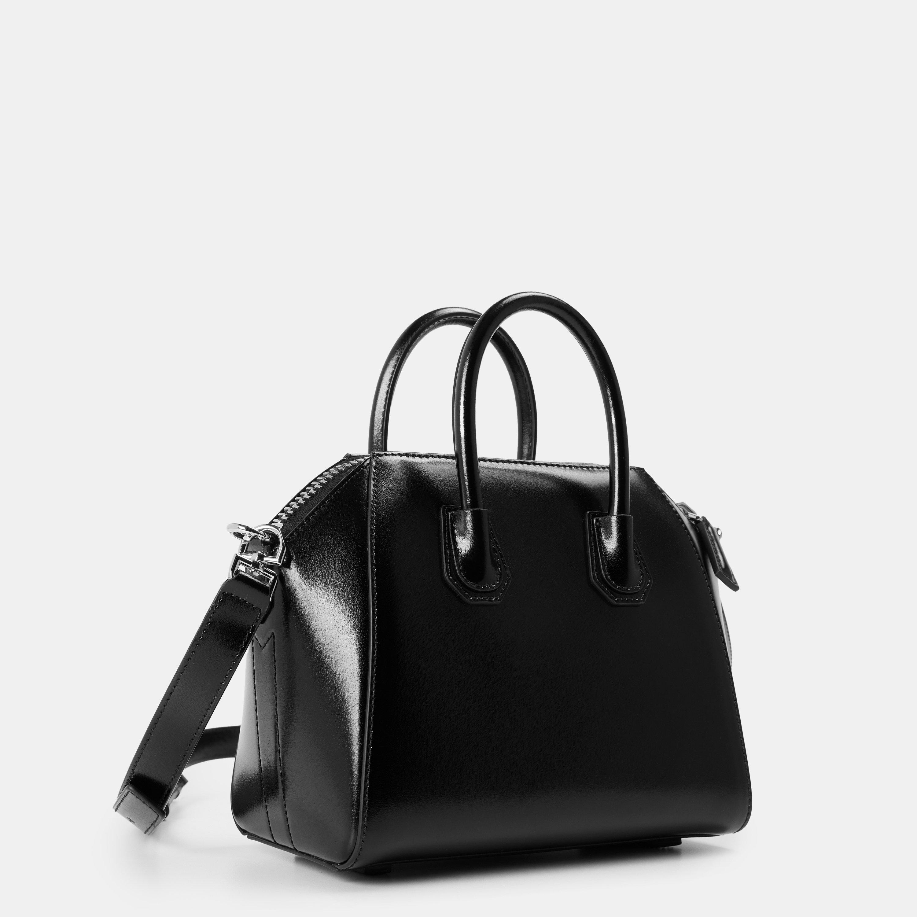 Black - GIVENCHY - Women's GIV Mni Antigona Top Handle Bag - 2