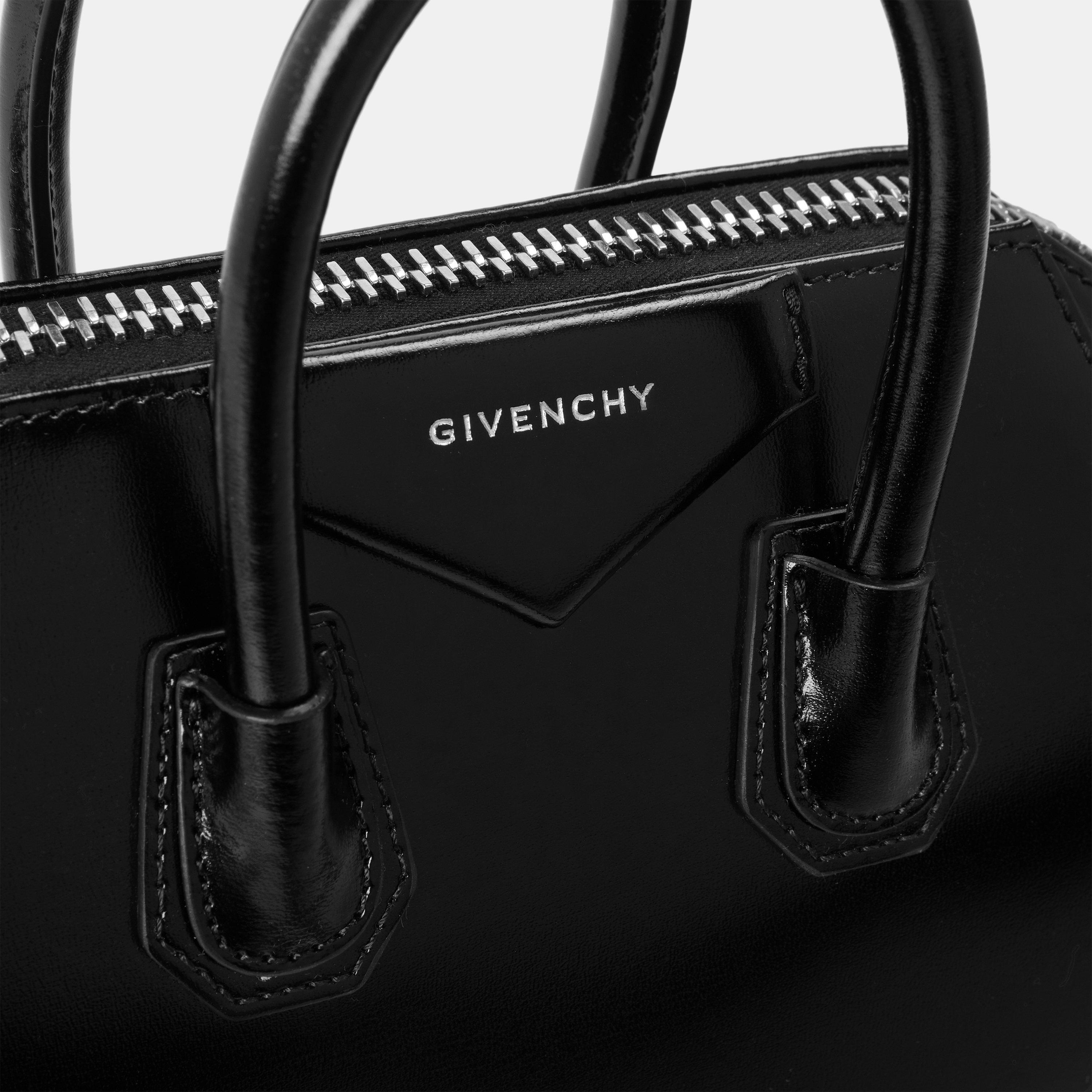 Black - GIVENCHY - Women's GIV Mni Antigona Top Handle Bag - 4