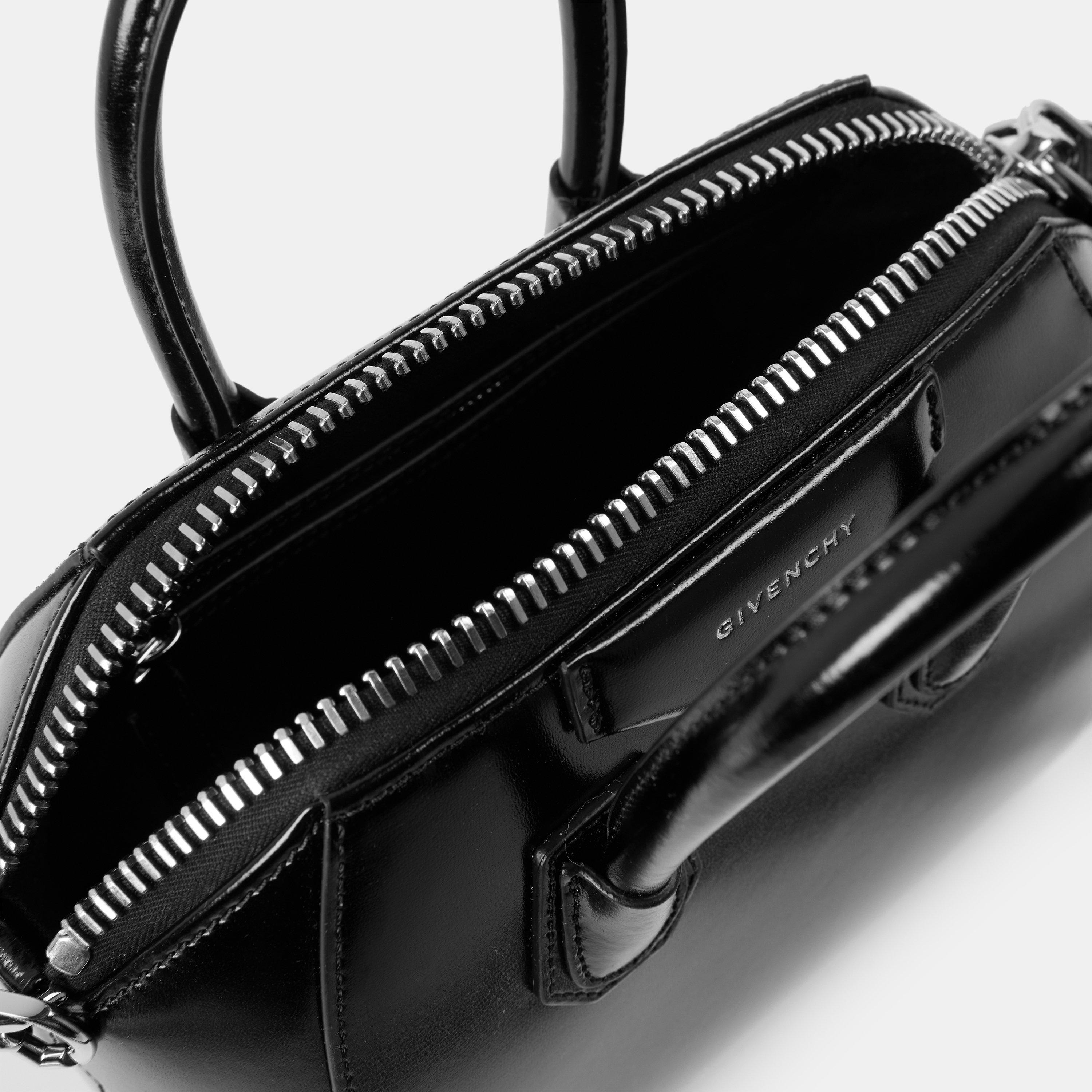 Black - GIVENCHY - Women's GIV Mni Antigona Top Handle Bag - 5