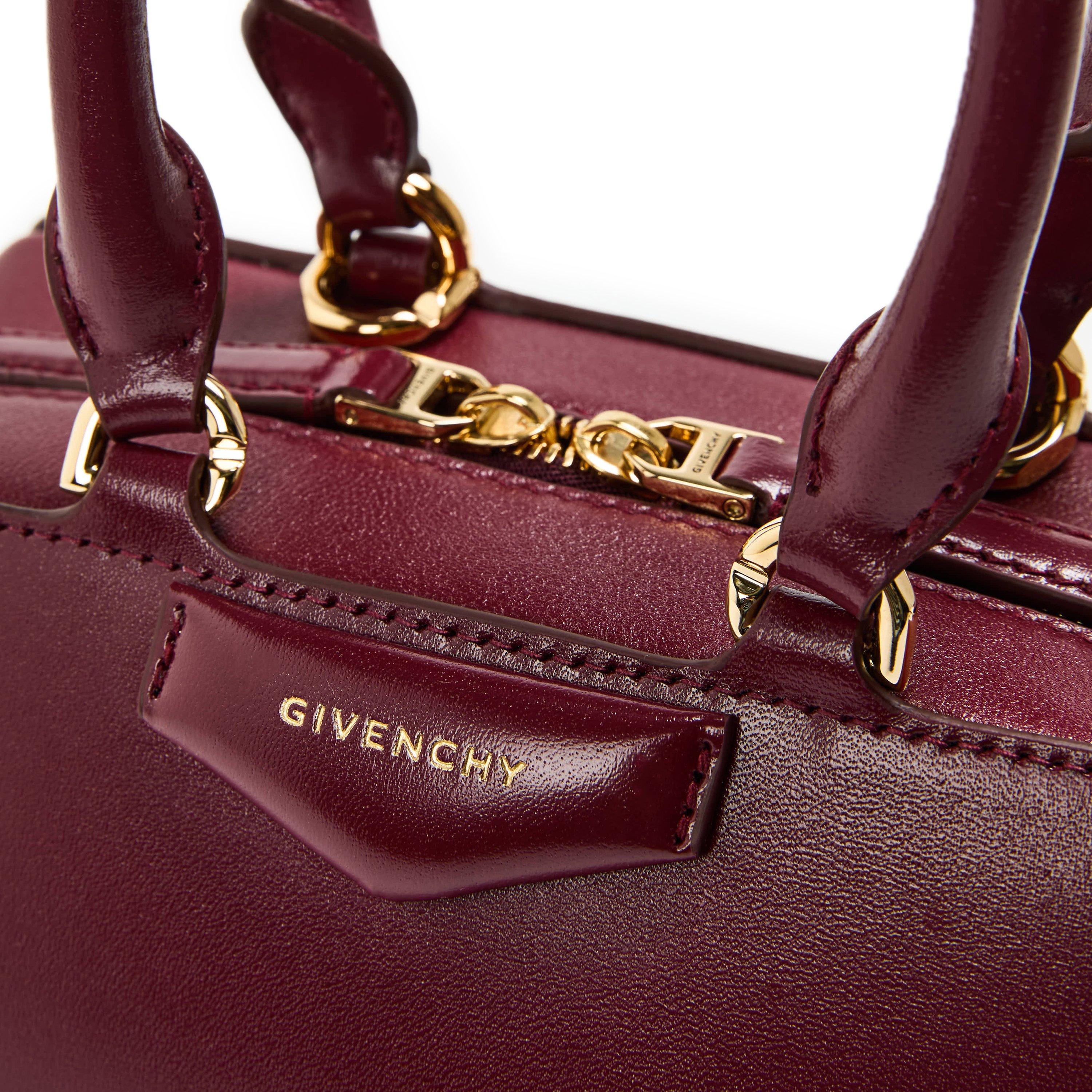 Burgundy - GIVENCHY - Women's GIV EW Antigona Top Handle Bag - 4