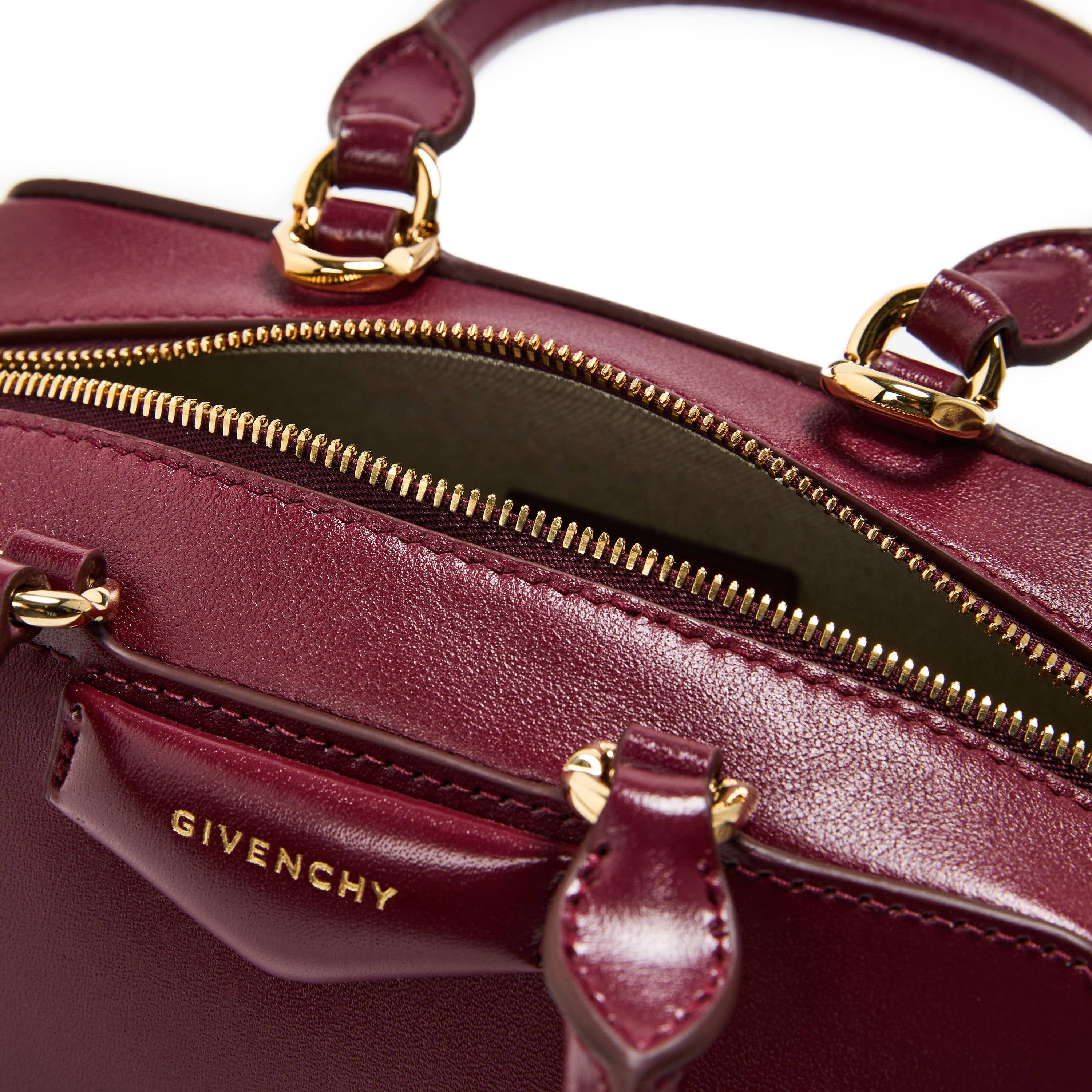 Burgundy - GIVENCHY - Women's GIV EW Antigona Top Handle Bag - 5