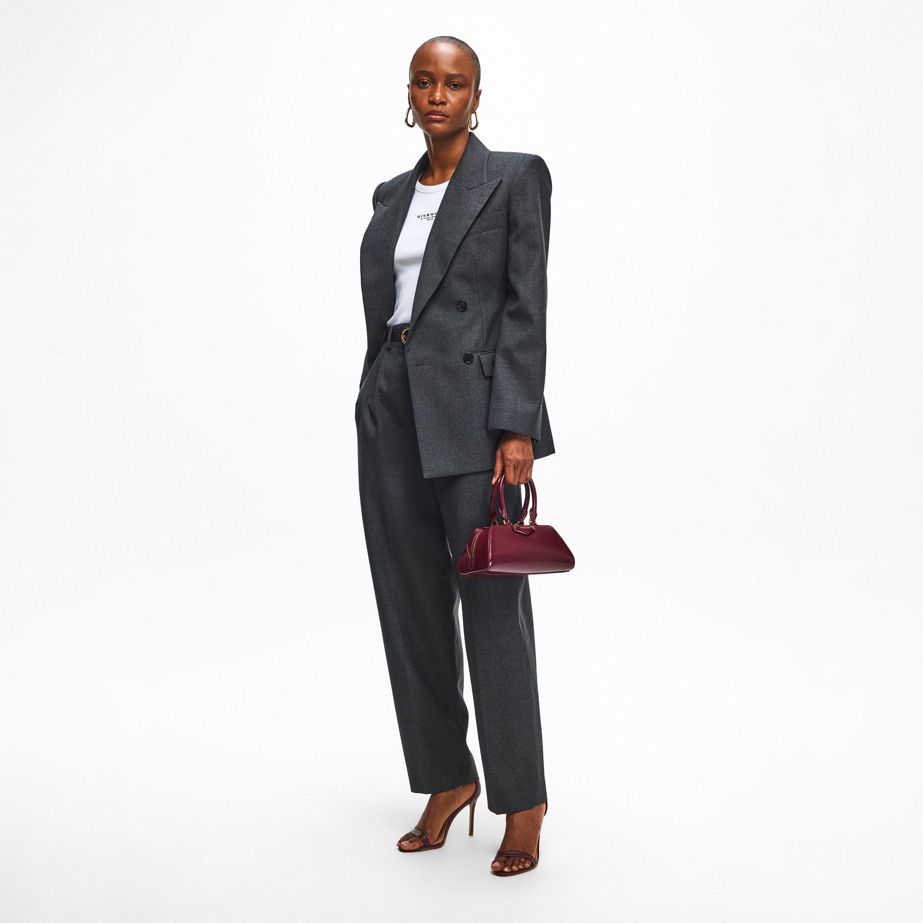 Burgundy - GIVENCHY - Women's GIV EW Antigona Top Handle Bag - 6