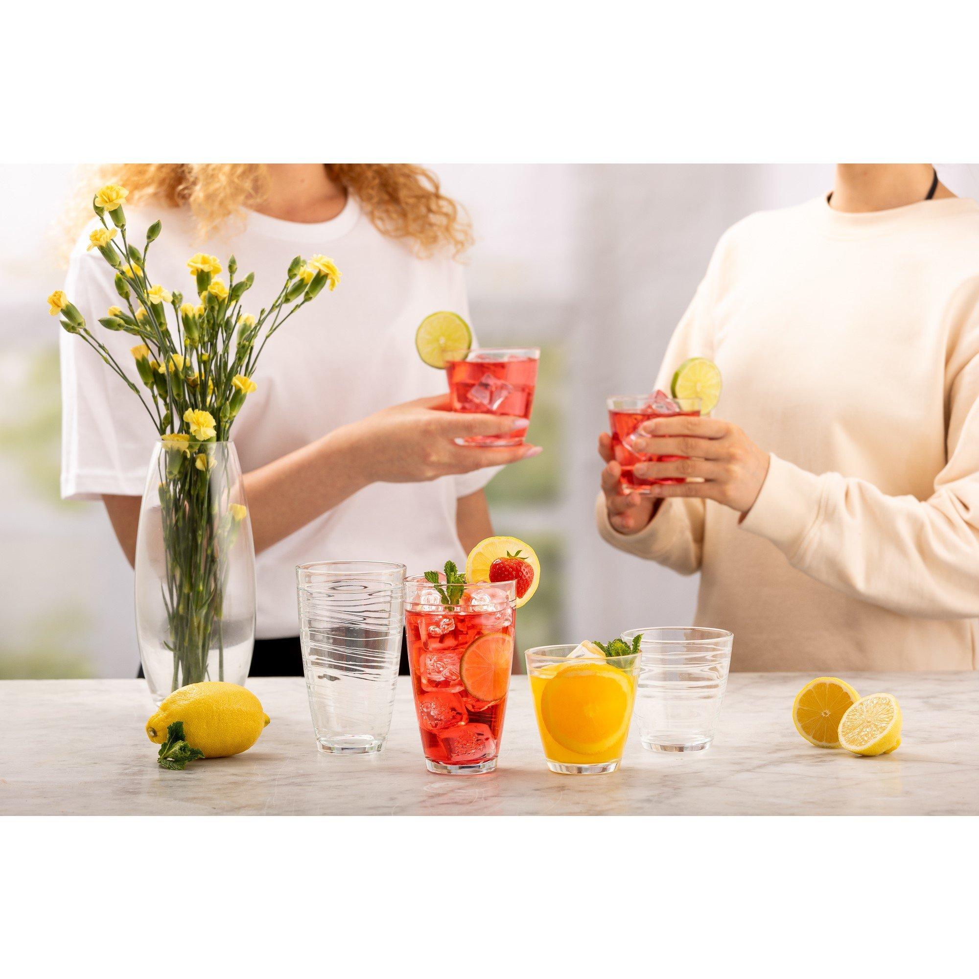 Clear - Ravenhead - Essentials Swritl tumbler set 8 piece - 3