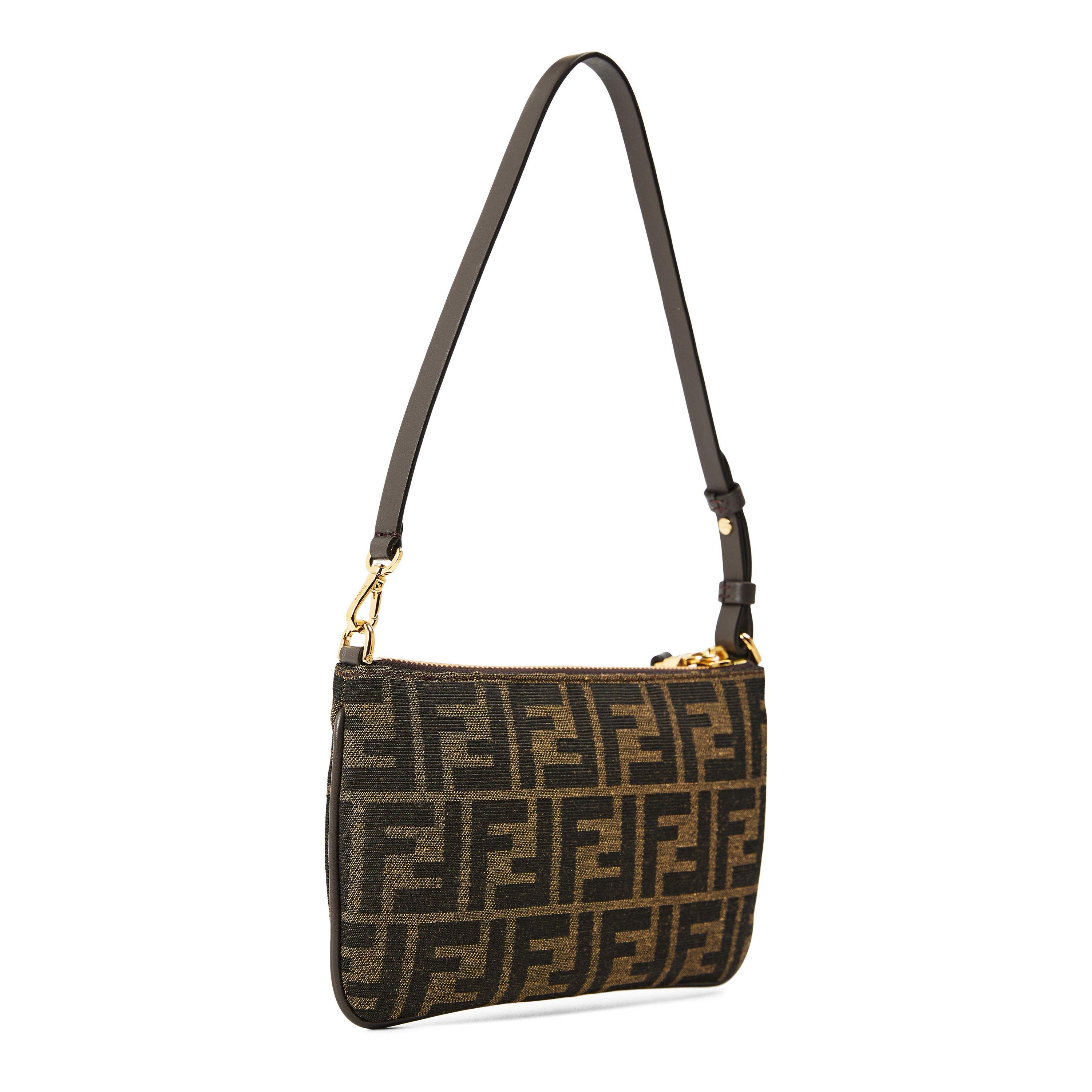 T.Moro/Ebano - Fendi - Women's FF Flat Pouch - 2