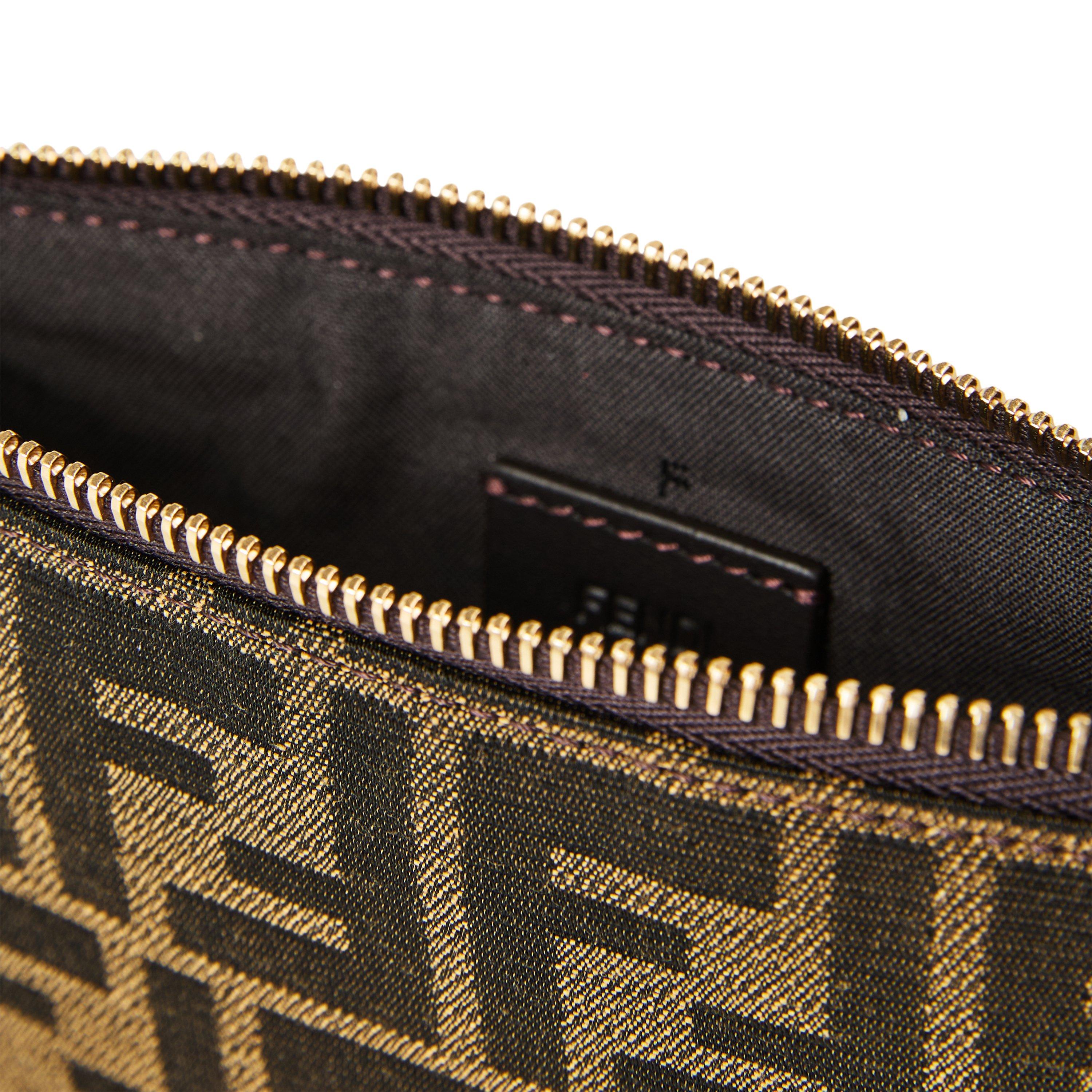 T.Moro/Ebano - Fendi - Women's FF Flat Pouch - 4