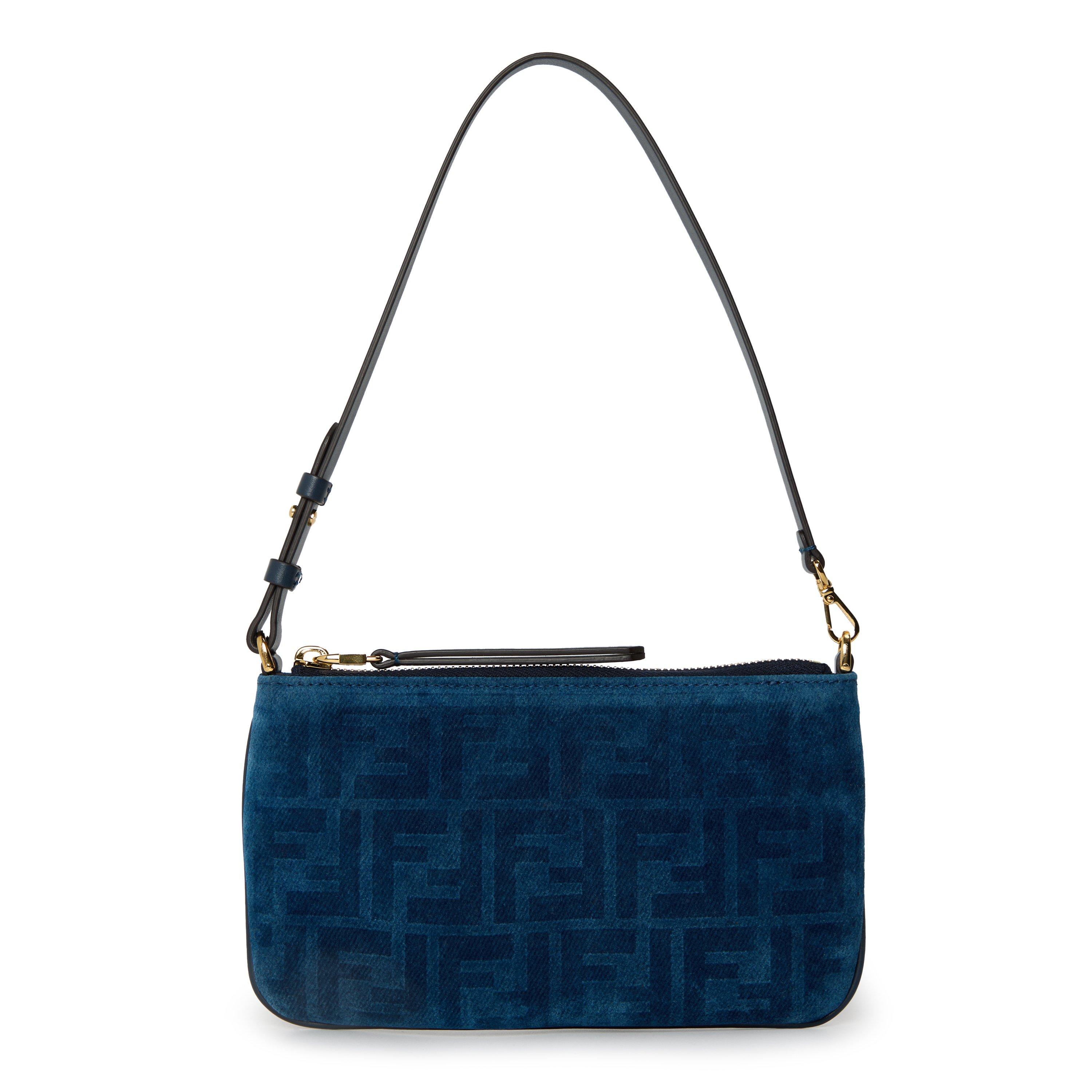 Blue - Fendi - Women's FF Flat Pouch - 1