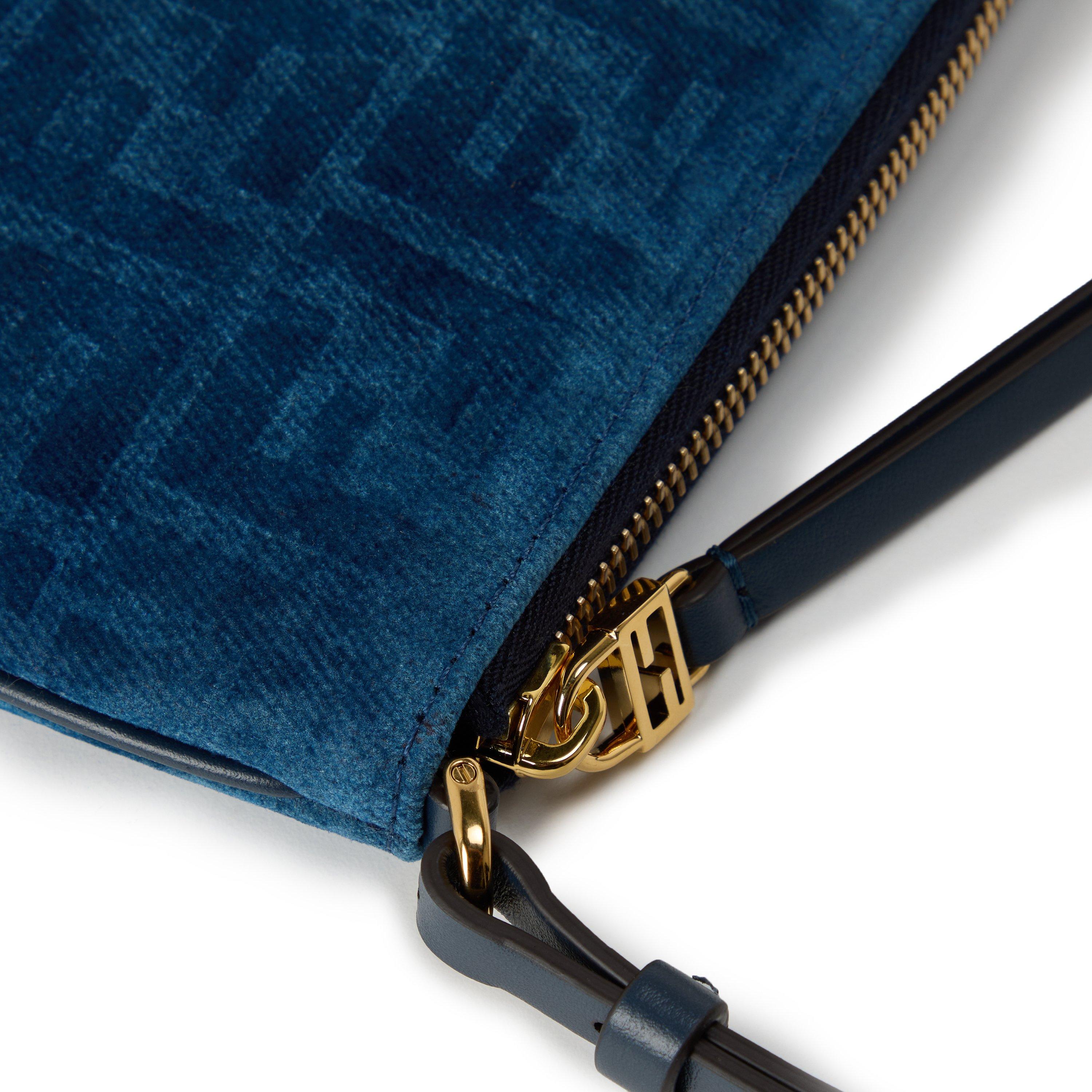 Blue - Fendi - Women's FF Flat Pouch - 4