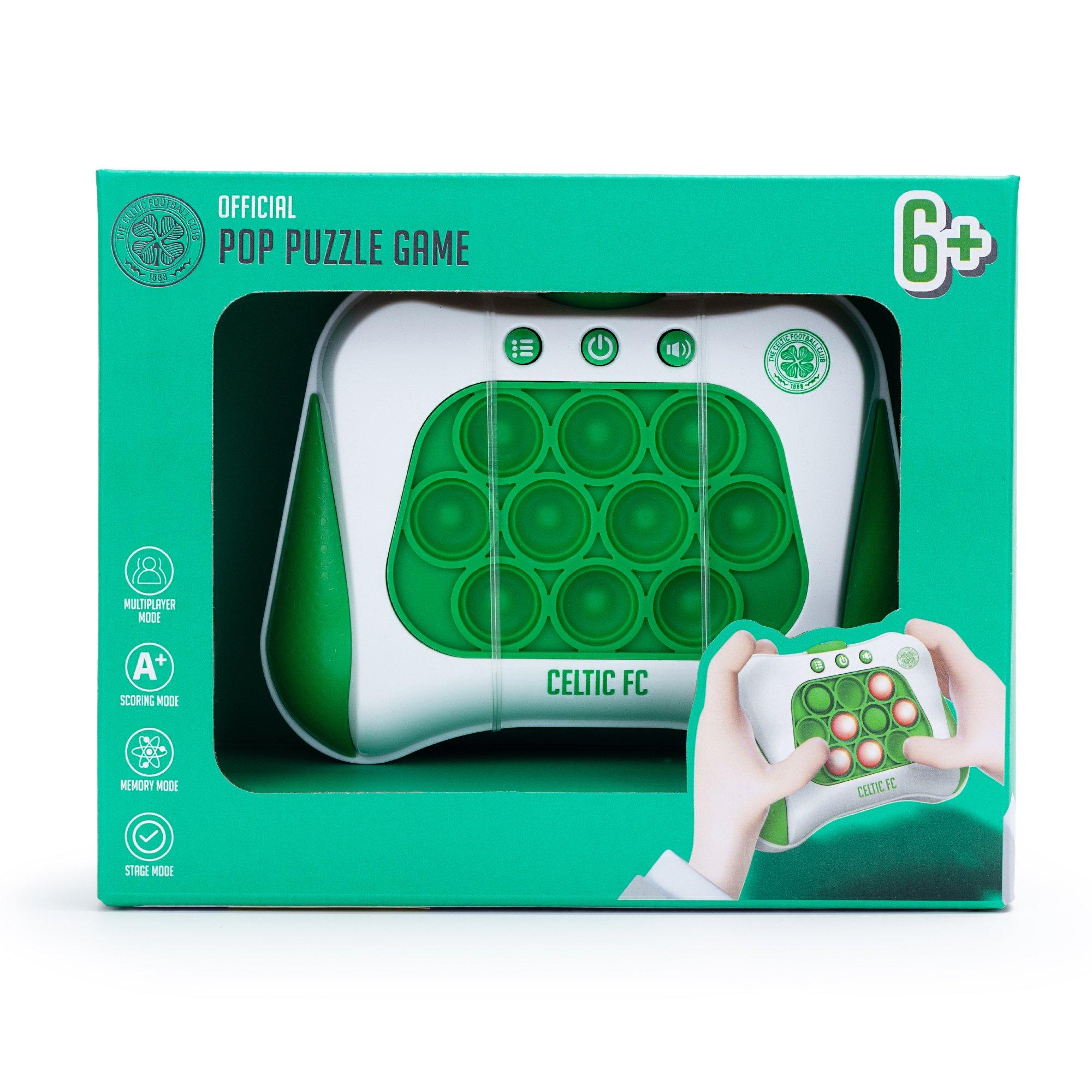 Green - Team - Celtic Officially Licensed Electronic Pop n Play Pro Puzzle Game - 4