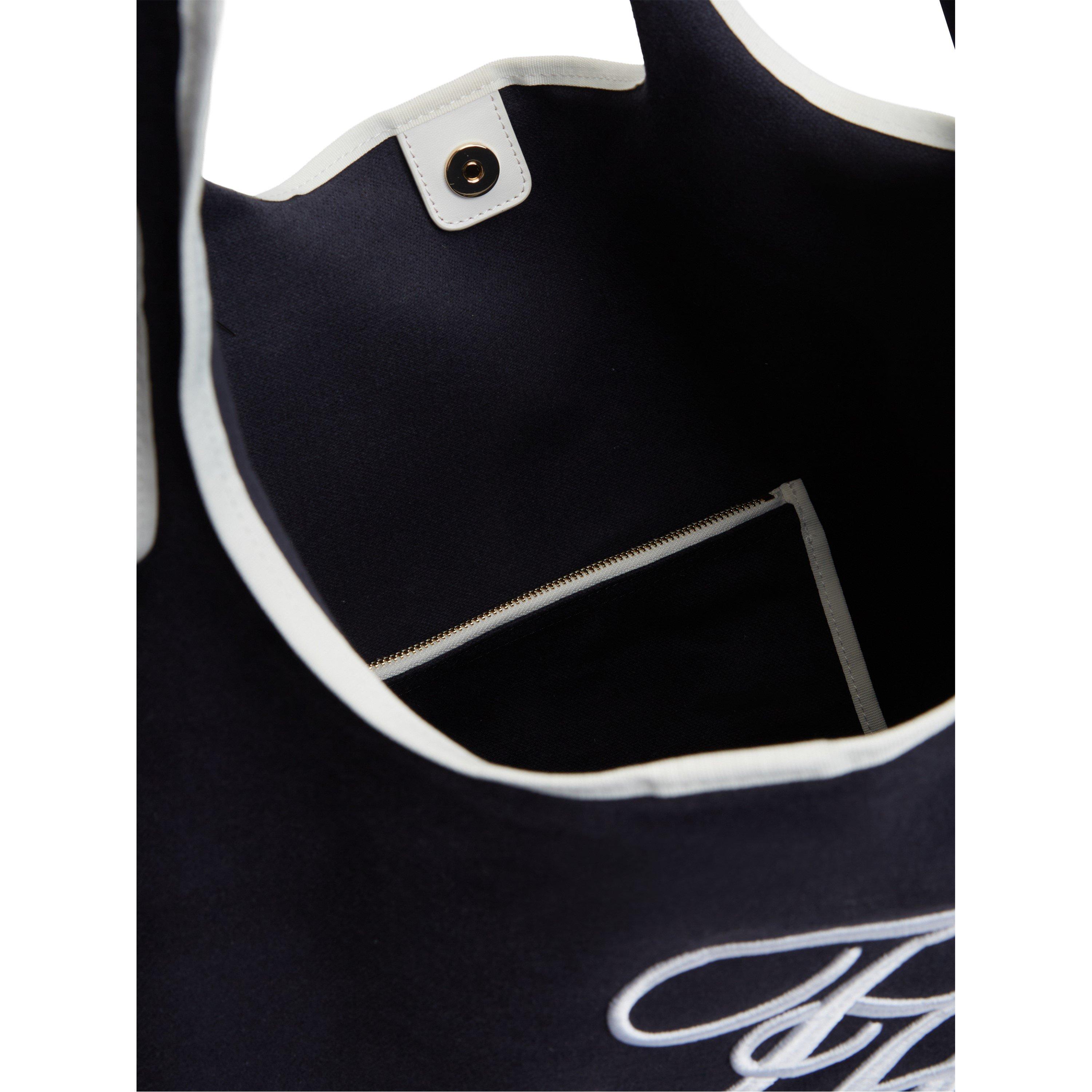 Blue/Canvas - Tommy Hilfiger - Tommy Canvas Tote Ld63 - 4