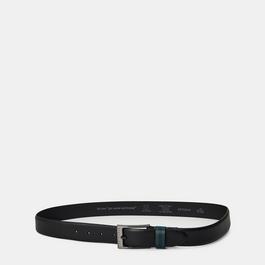 Ted Baker Ted Baker Stripe Leather Belt